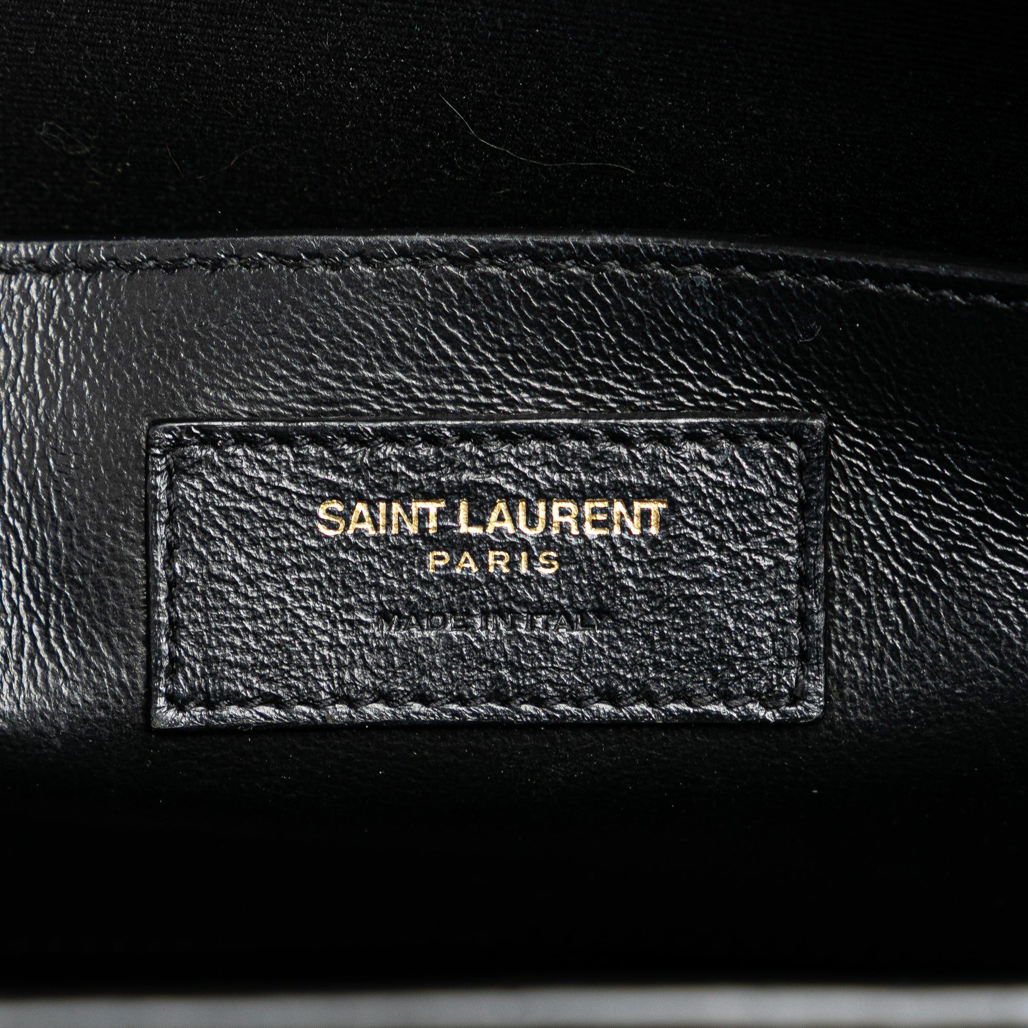 Saint Laurent Paris Saint Laurent Medium Leather Monogram Uptown Satchel Gray Size ONE SIZE - 6 Thumbnail