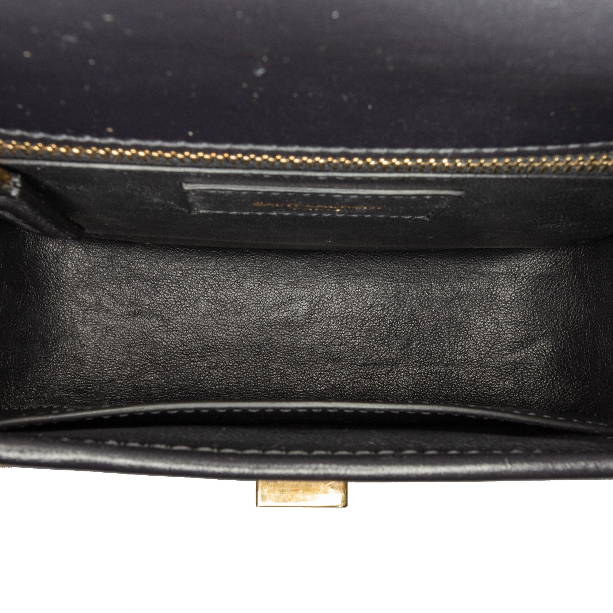 Saint Laurent Paris Saint Laurent Small Canvas Monogram All Over Crossbody Brown Size ONE SIZE - 5 Thumbnail