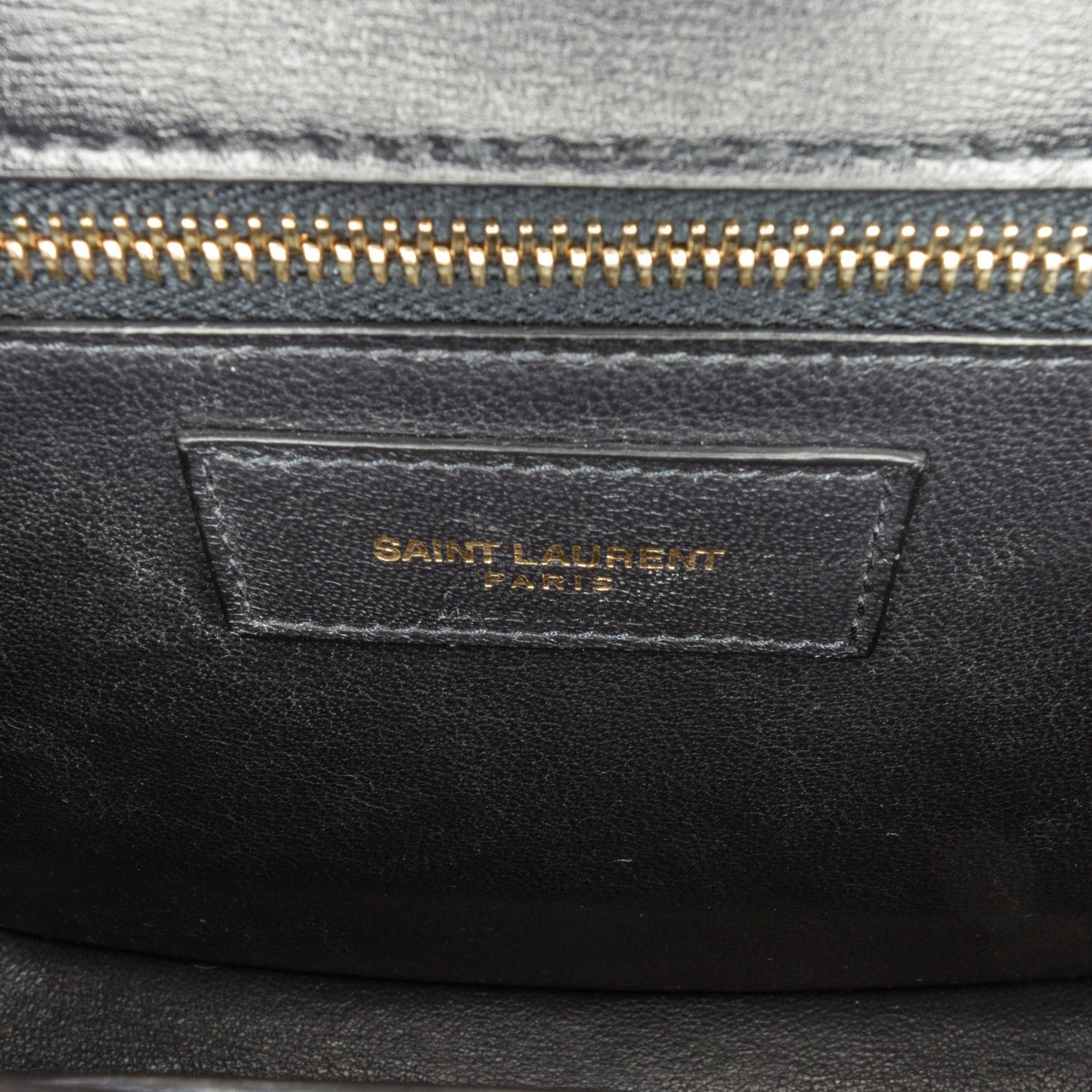 Saint Laurent Paris Saint Laurent Small Canvas Monogram All Over Crossbody Brown Size ONE SIZE - 6 Thumbnail