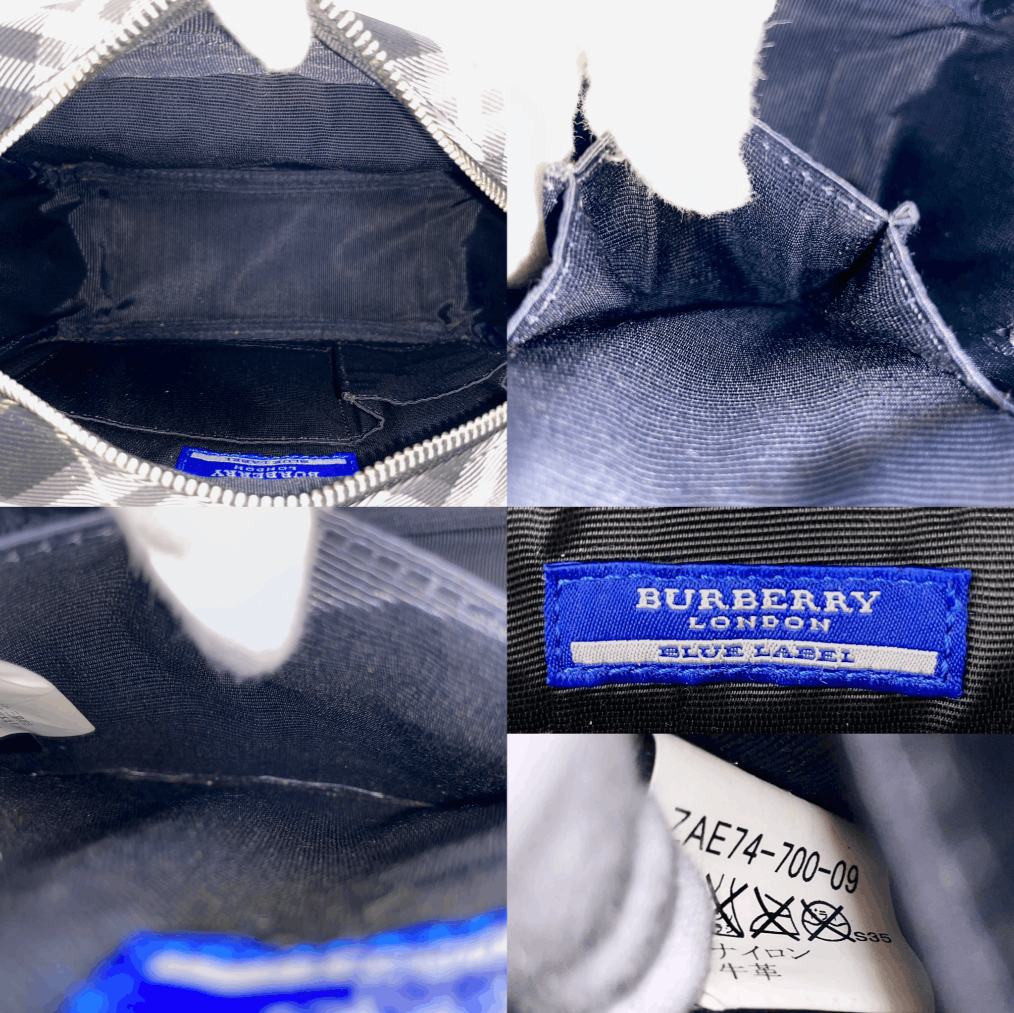 Burberry Burberry Checkered Pocket Shoulder Bag Size ONE SIZE - 13 Thumbnail