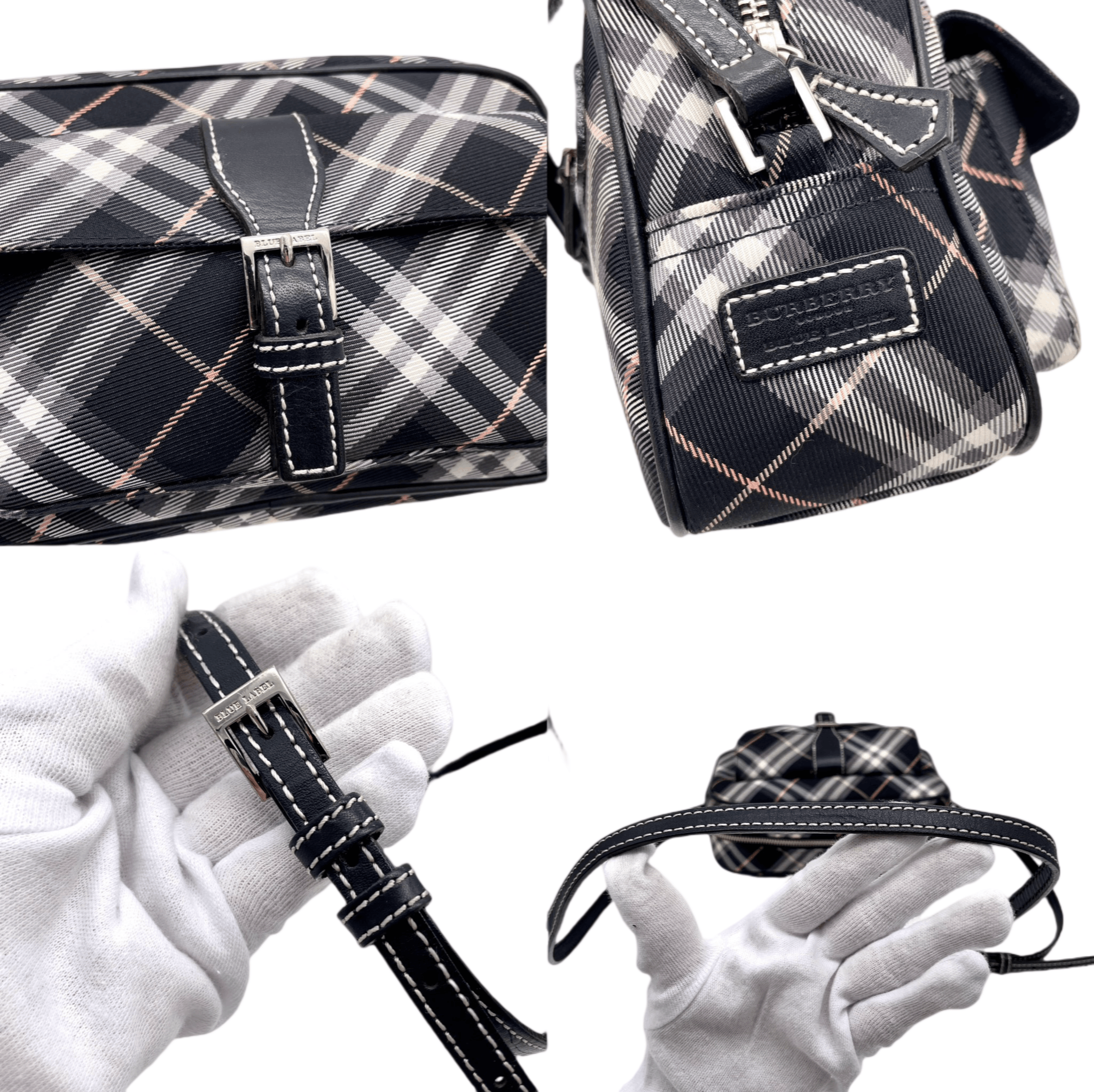 Burberry Burberry Checkered Pocket Shoulder Bag Size ONE SIZE - 9 Thumbnail