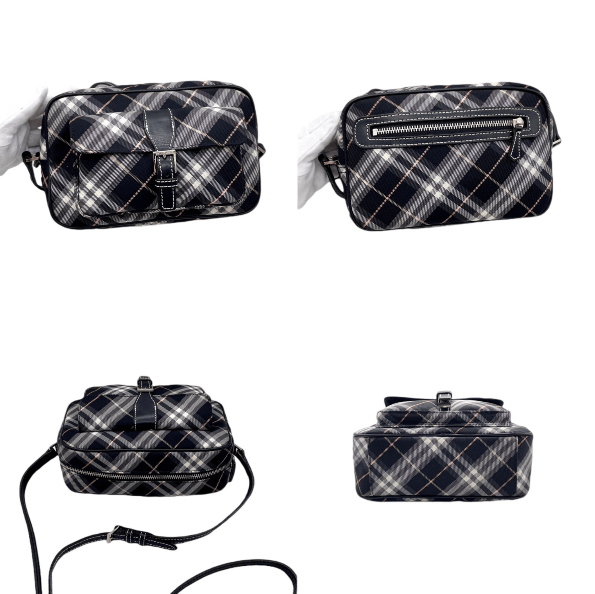 Burberry Burberry Checkered Pocket Shoulder Bag Size ONE SIZE - 6 Thumbnail
