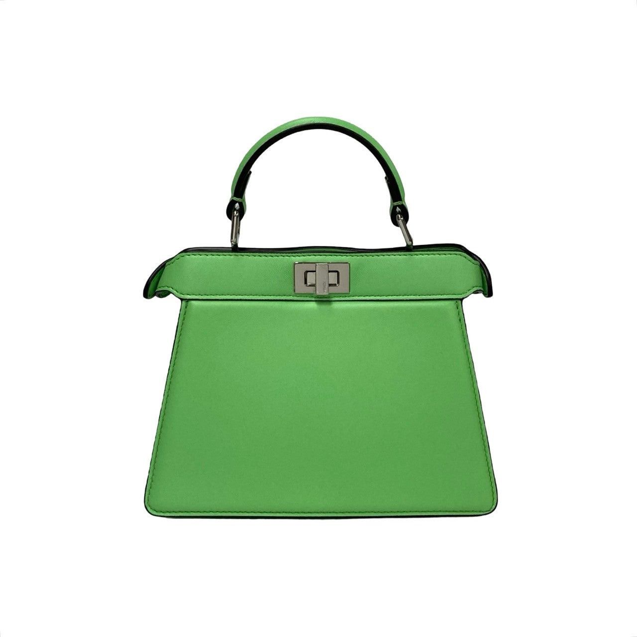 Fendi Fendi Shoulder Bag Green Leather Size ONE SIZE - 4 Thumbnail