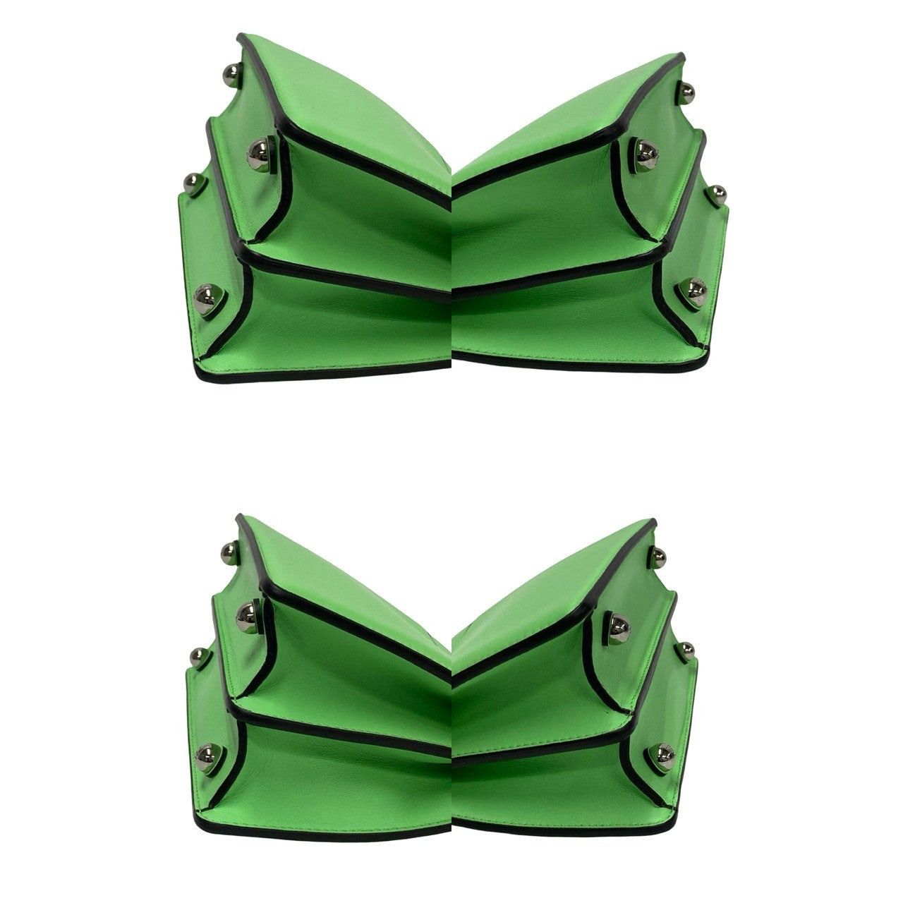 Fendi Fendi Shoulder Bag Green Leather Size ONE SIZE - 7 Thumbnail