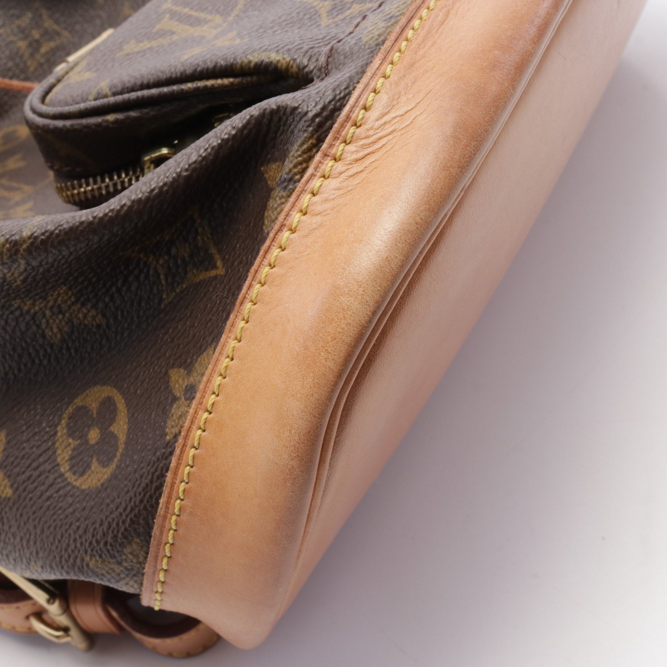 Louis Vuitton Louis Vuitton Montsouris Mm Monogram Backpack Rucksack Leather Brown Size ONE SIZE - 10 Thumbnail