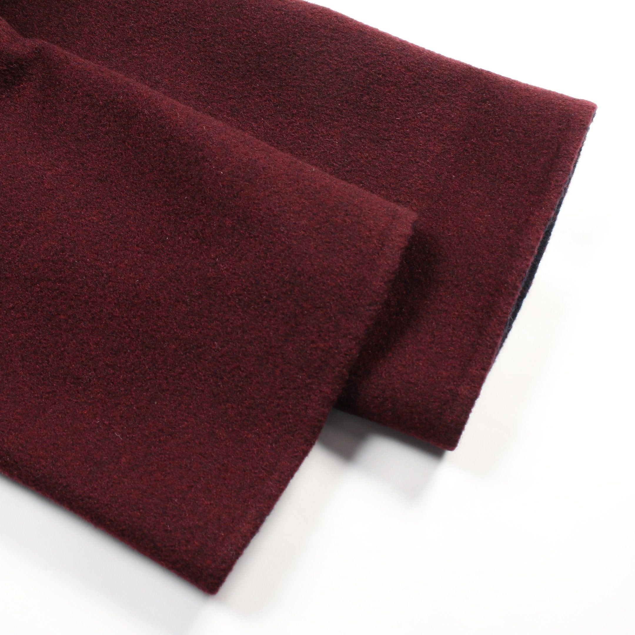Hermes Hermes Wrap Coat Gown Cashmere Bordeaux Navy Size ONE SIZE - 8 Thumbnail