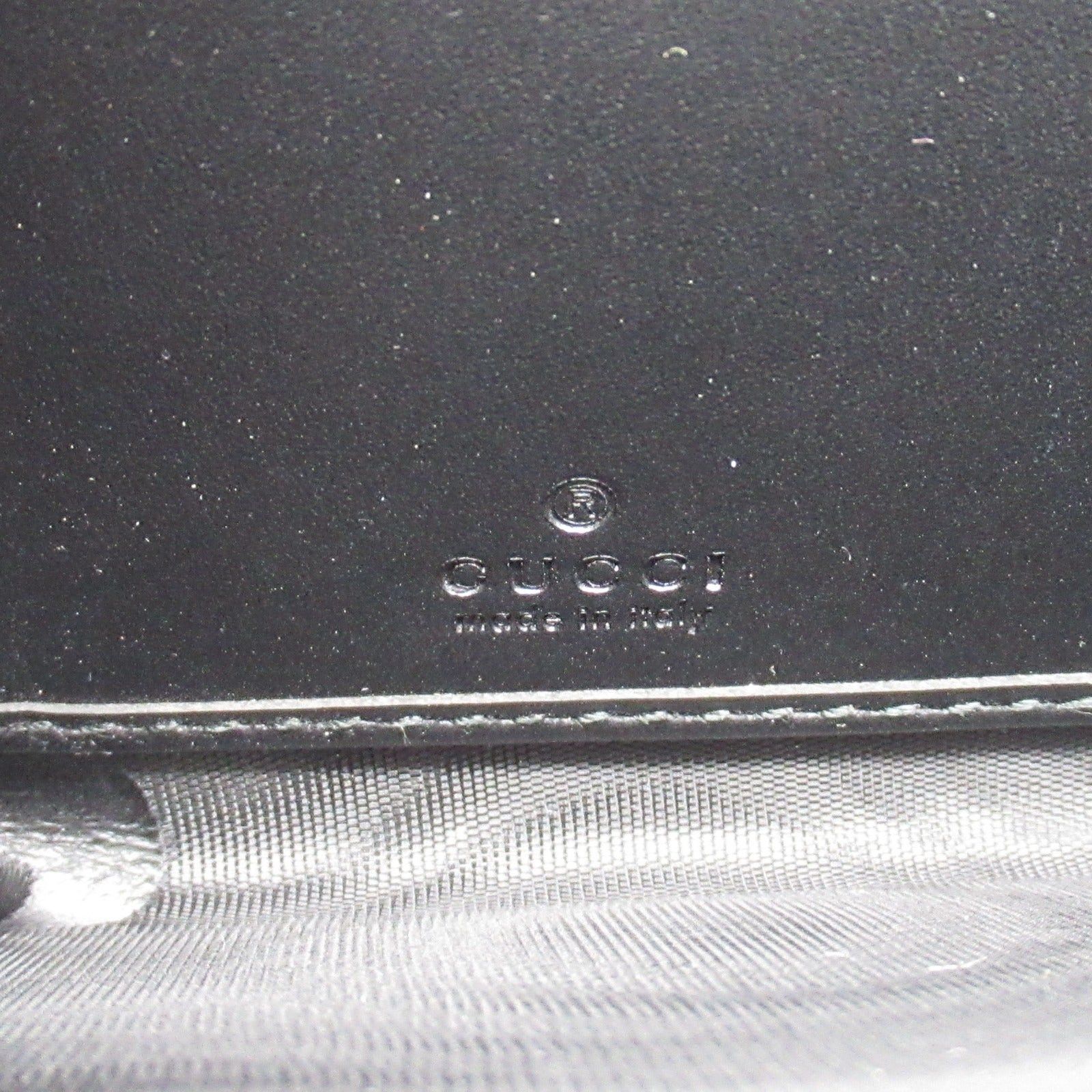 Gucci Gucci Round Long Wallet Gg Supreme Tiger Zipper Leather Black Size ONE SIZE - 6 Thumbnail