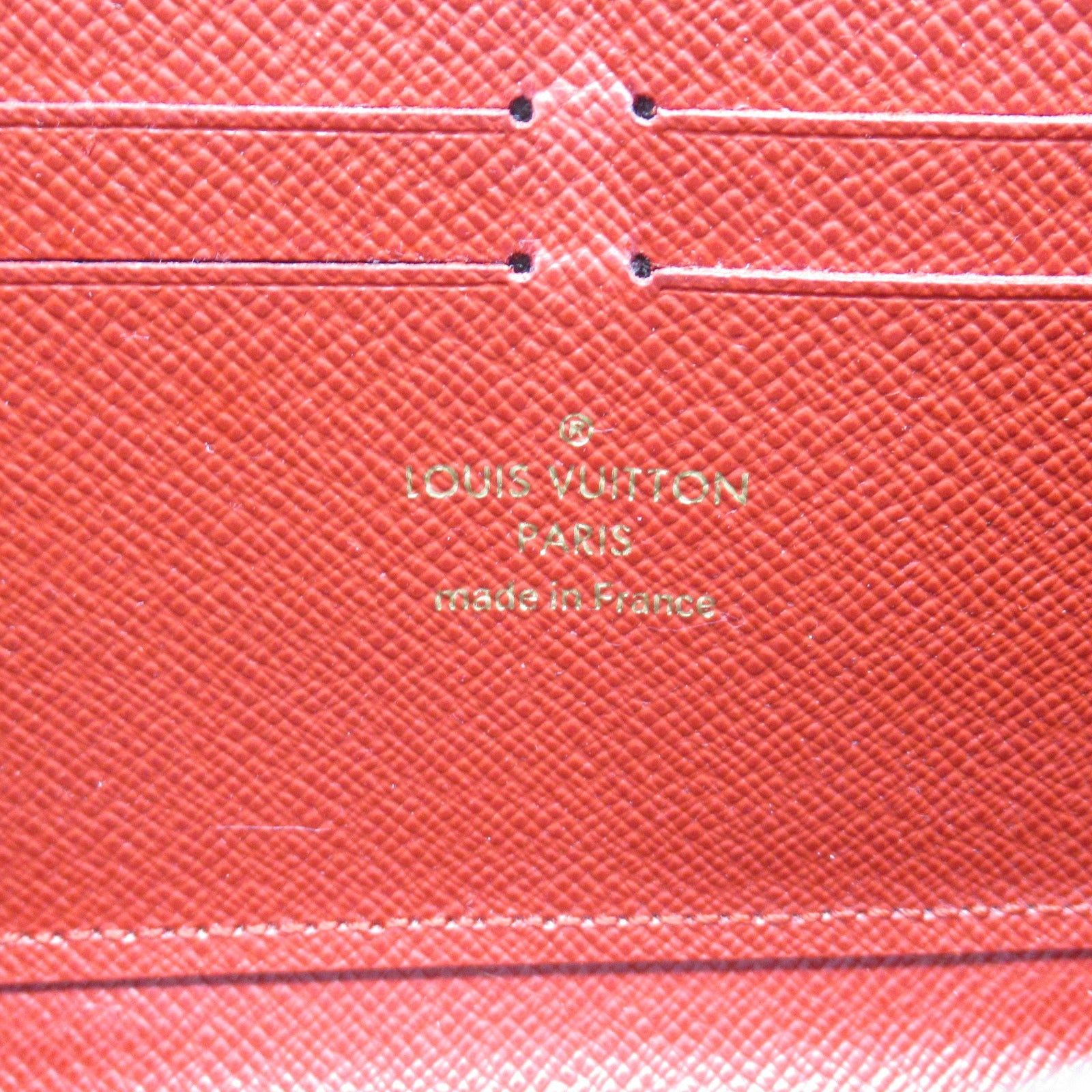 Louis Vuitton Louis Vuitton Zippy Wallet Round Long Zipper Coated Canvas Leather Monogram Brown Red Cerise Size ONE SIZE - 6 Thumbnail