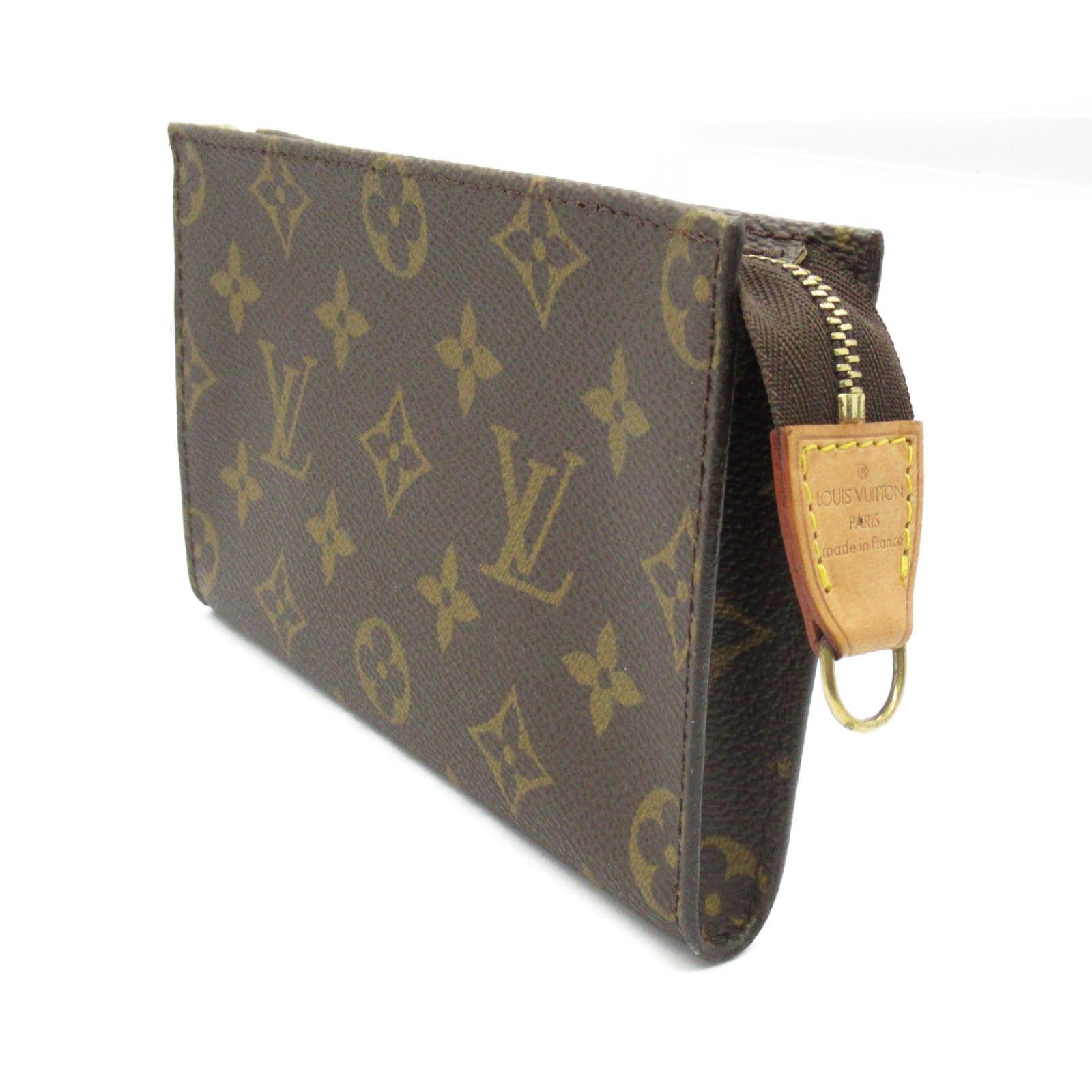 Louis Vuitton Louis Vuitton Pouch Leather Monogram Brown Size ONE SIZE - 3 Thumbnail