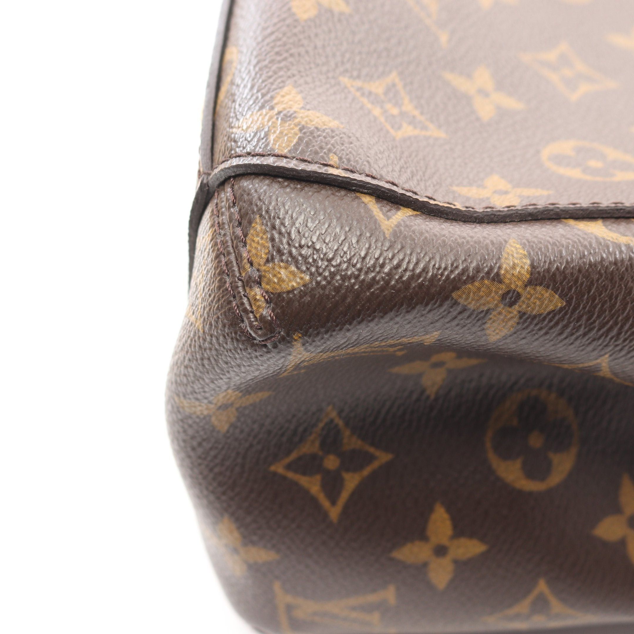 Louis Vuitton Louis Vuitton Montaigne Mm Monogram Handbag Leather Brown Size ONE SIZE - 6 Thumbnail