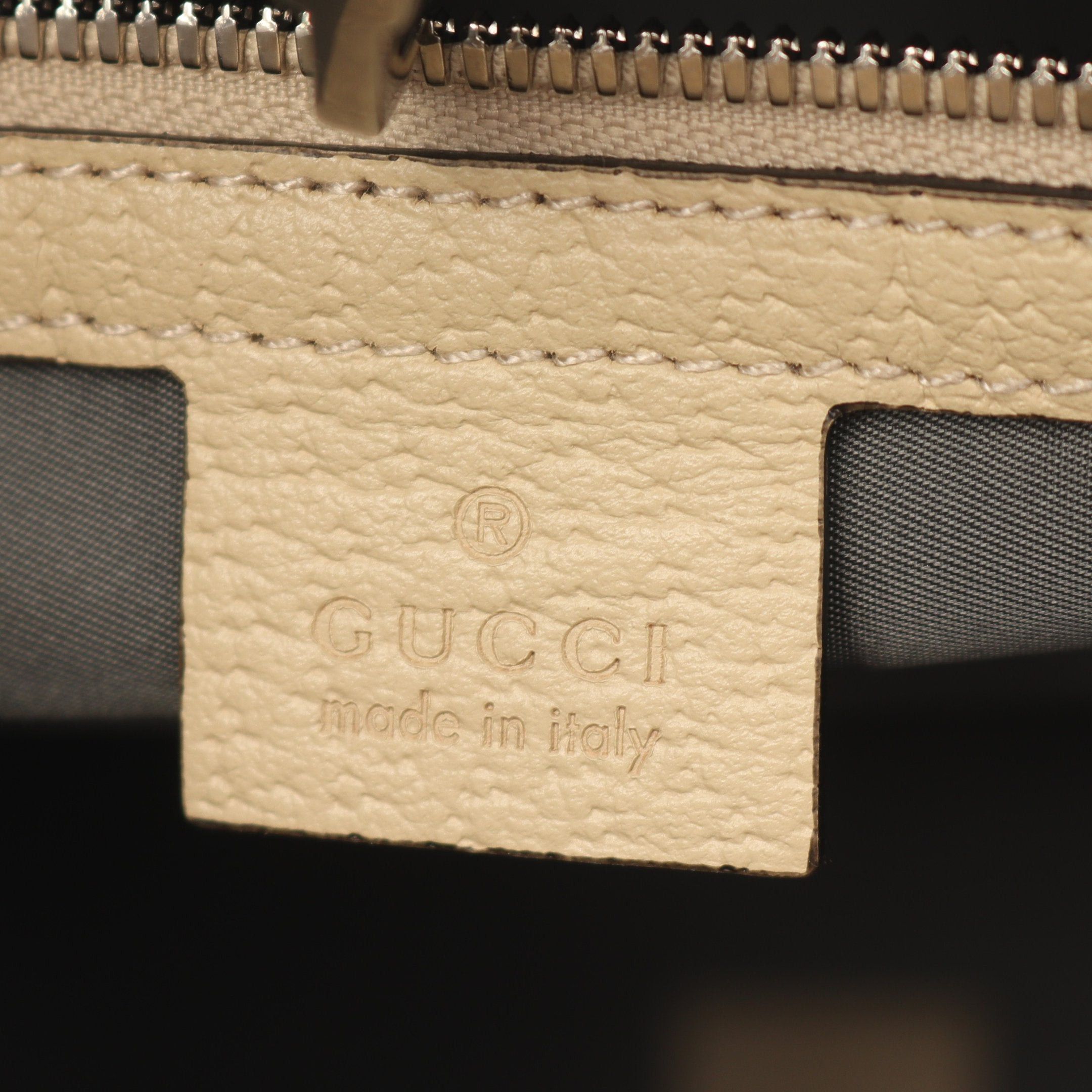 Gucci Gucci Off The Grid Gg Pattern Shoulder Bag Tote Nylon Leather Gray Light Beige Size ONE SIZE - 4 Thumbnail
