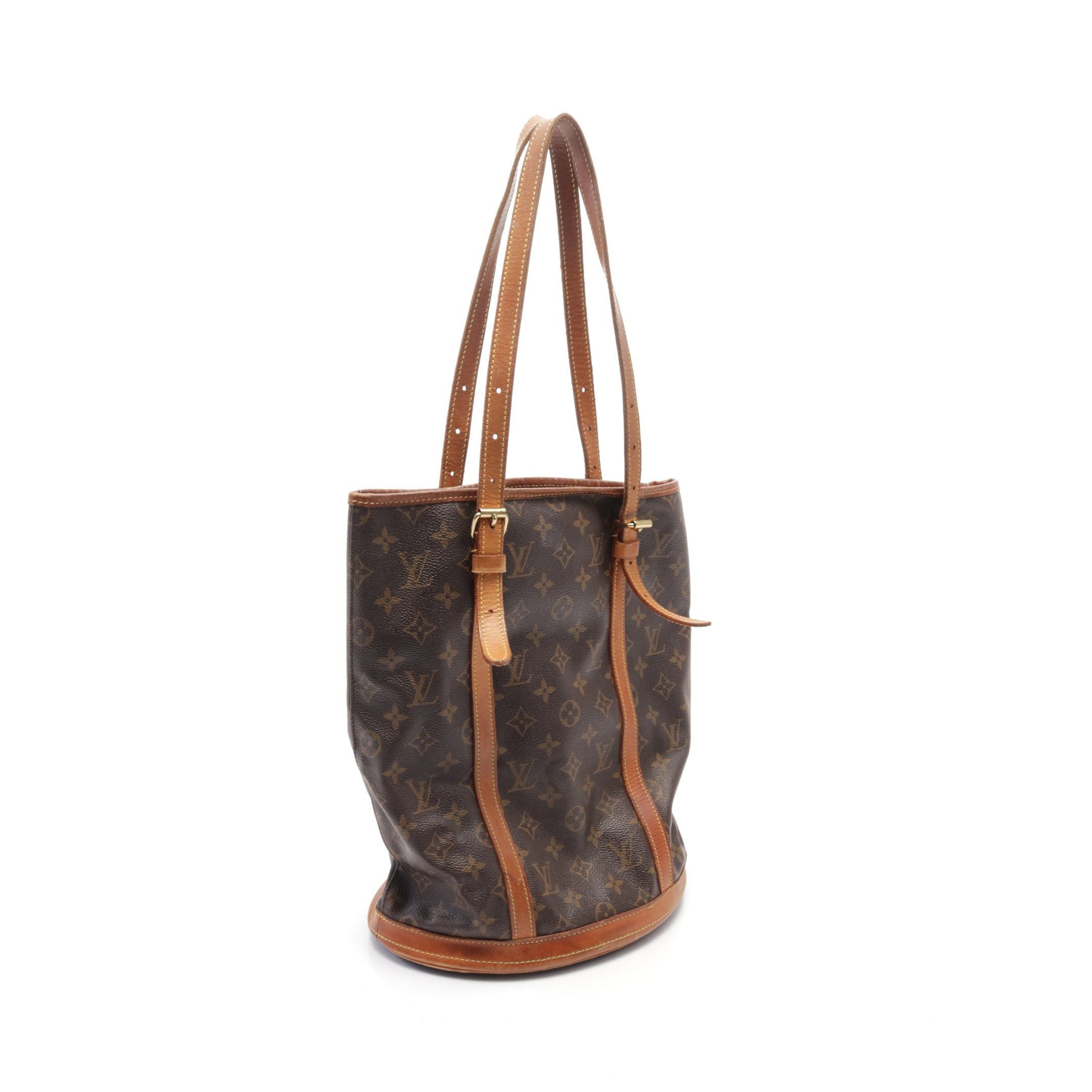 Louis Vuitton Louis Vuitton Bucket Gm Monogram Shoulder Bag Leather Brown Size ONE SIZE - 2 Thumbnail