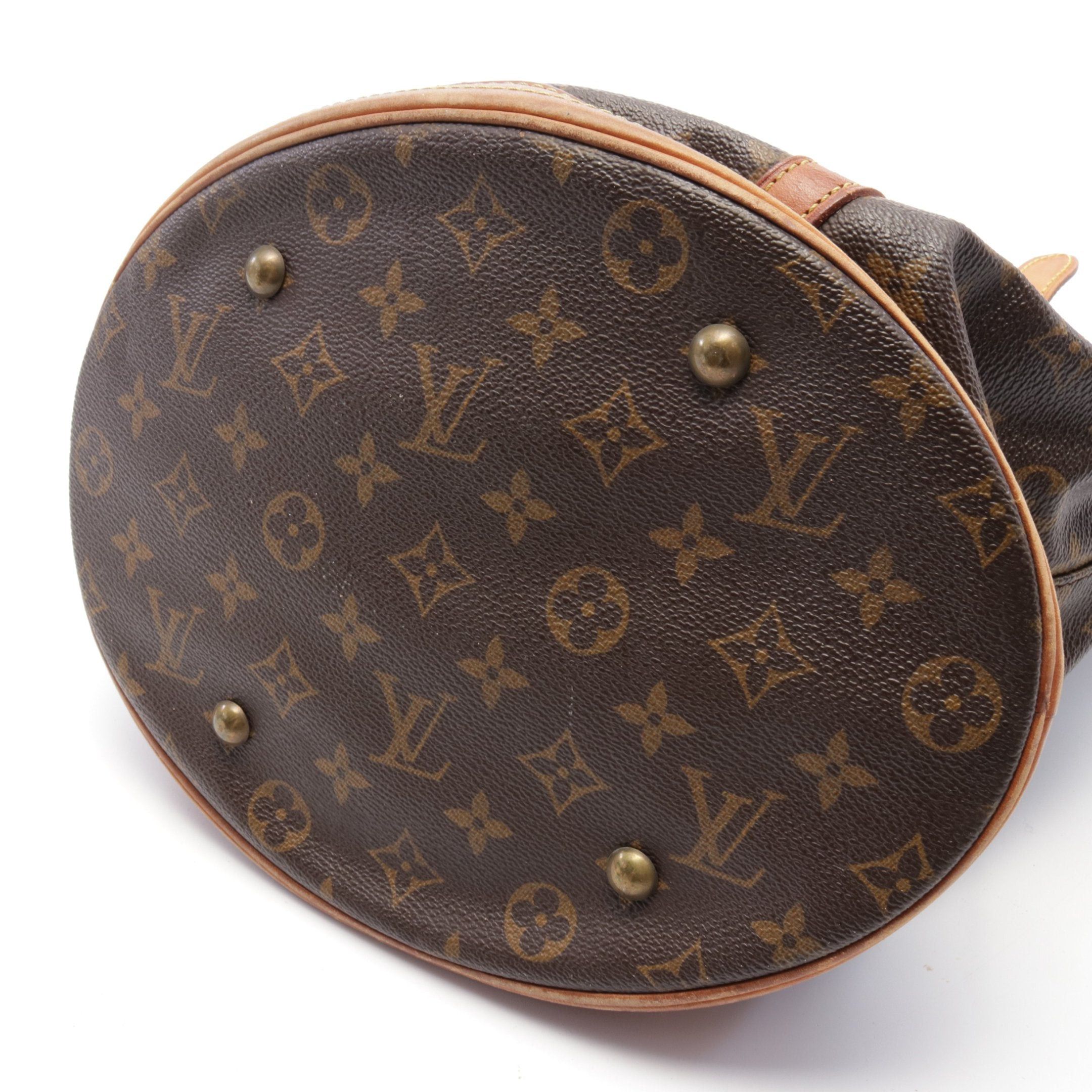 Louis Vuitton Louis Vuitton Bucket Gm Monogram Shoulder Bag Leather Brown Size ONE SIZE - 10 Thumbnail