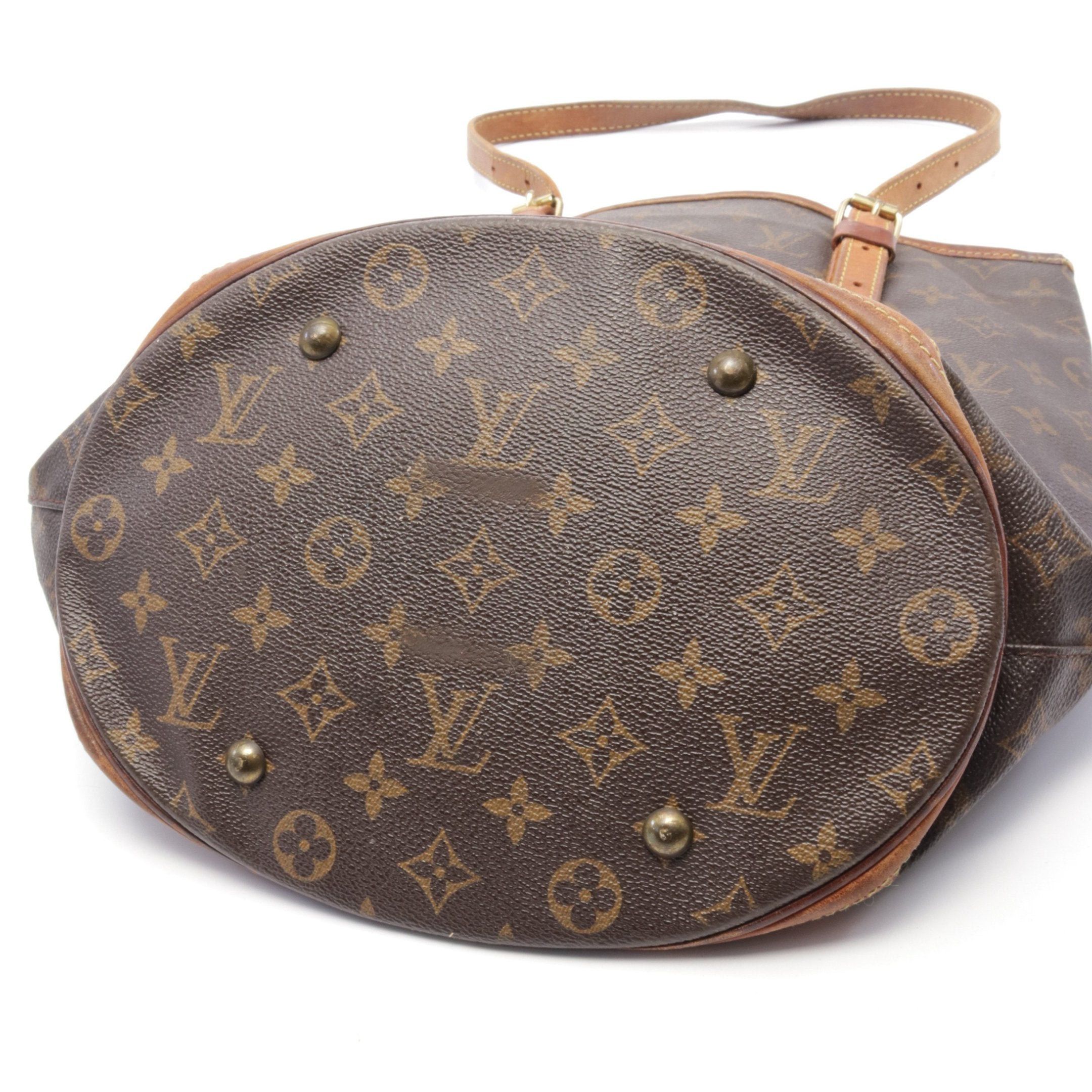 Louis Vuitton Louis Vuitton Bucket Gm Monogram Shoulder Bag Leather Brown Size ONE SIZE - 11 Thumbnail