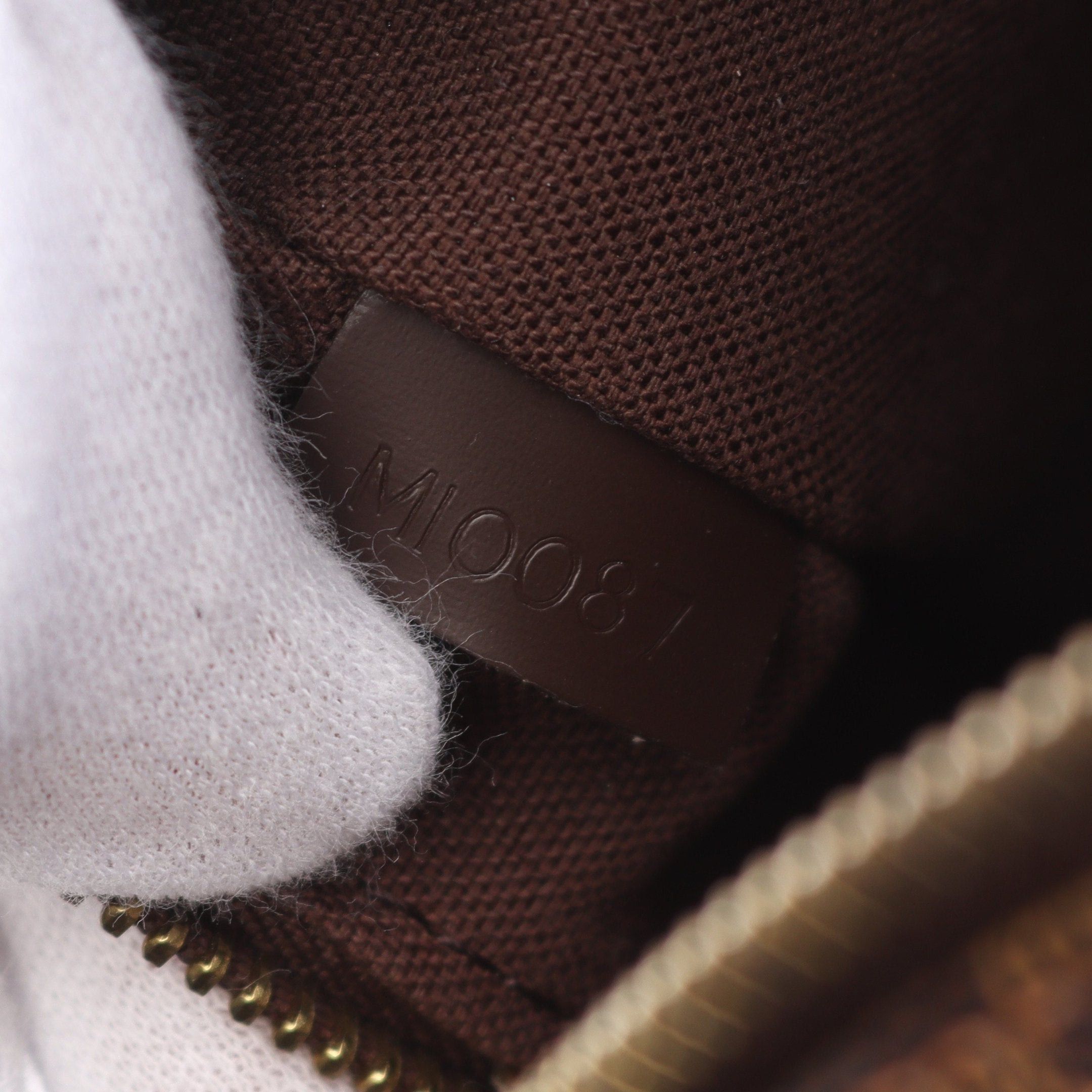 Louis Vuitton Louis Vuitton Olaf Pm Damier Ebene Shoulder Bag Leather Brown Size ONE SIZE - 5 Thumbnail