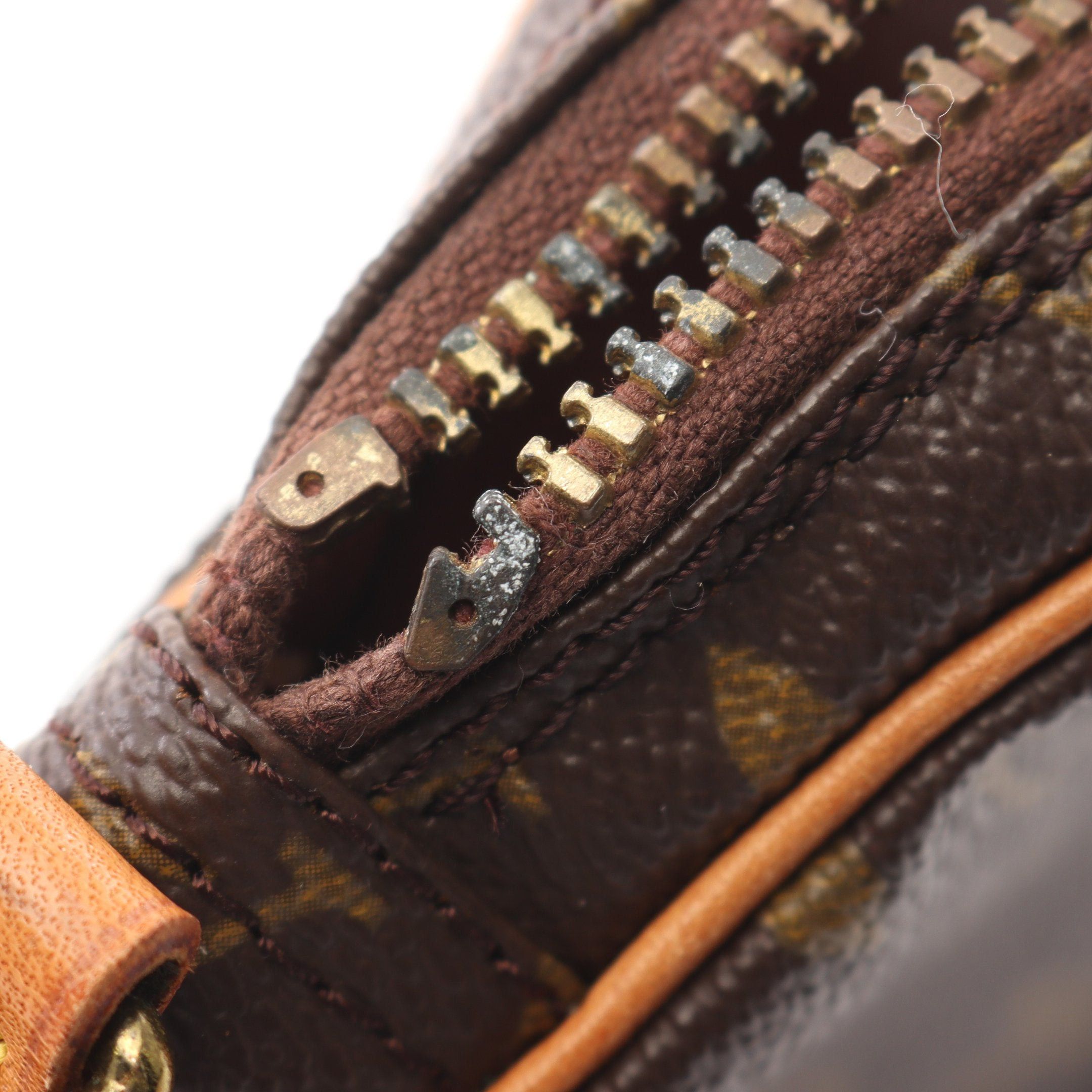 Louis Vuitton Louis Vuitton Mini Danube Monogram Shoulder Bag Leather Brown Size ONE SIZE - 6 Thumbnail