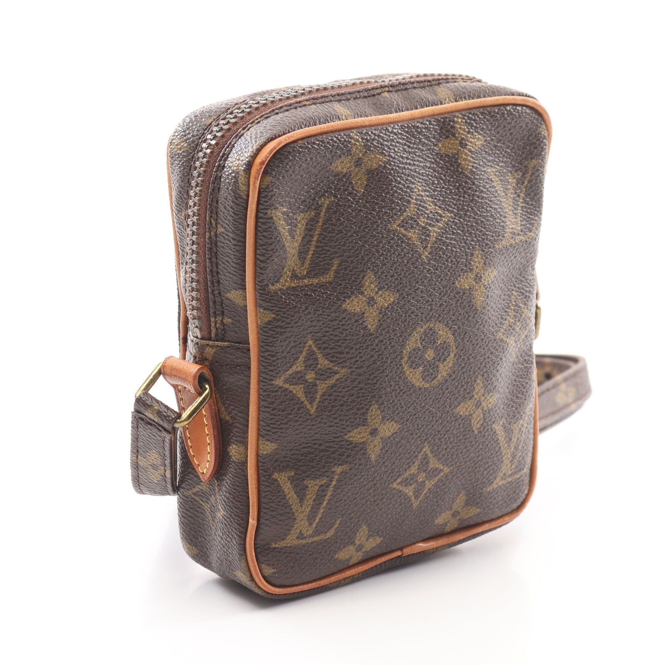 Louis Vuitton Louis Vuitton Mini Danube Monogram Shoulder Bag Leather Brown Size ONE SIZE - 2 Thumbnail