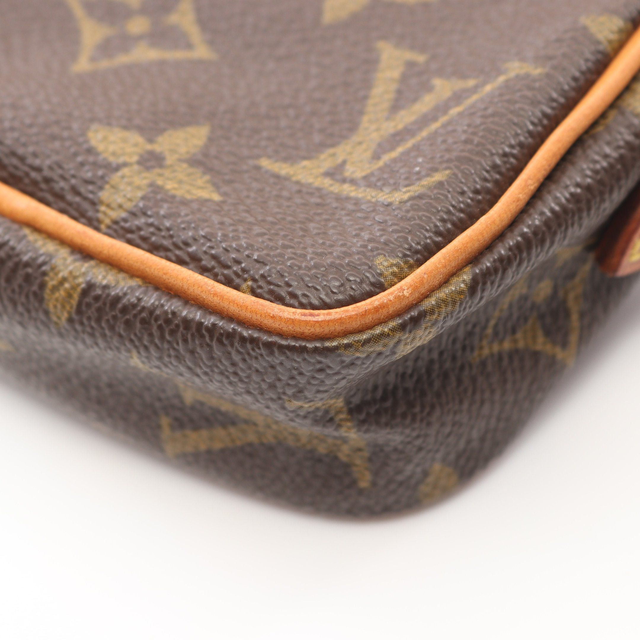 Louis Vuitton Louis Vuitton Mini Danube Monogram Shoulder Bag Leather Brown Size ONE SIZE - 7 Thumbnail