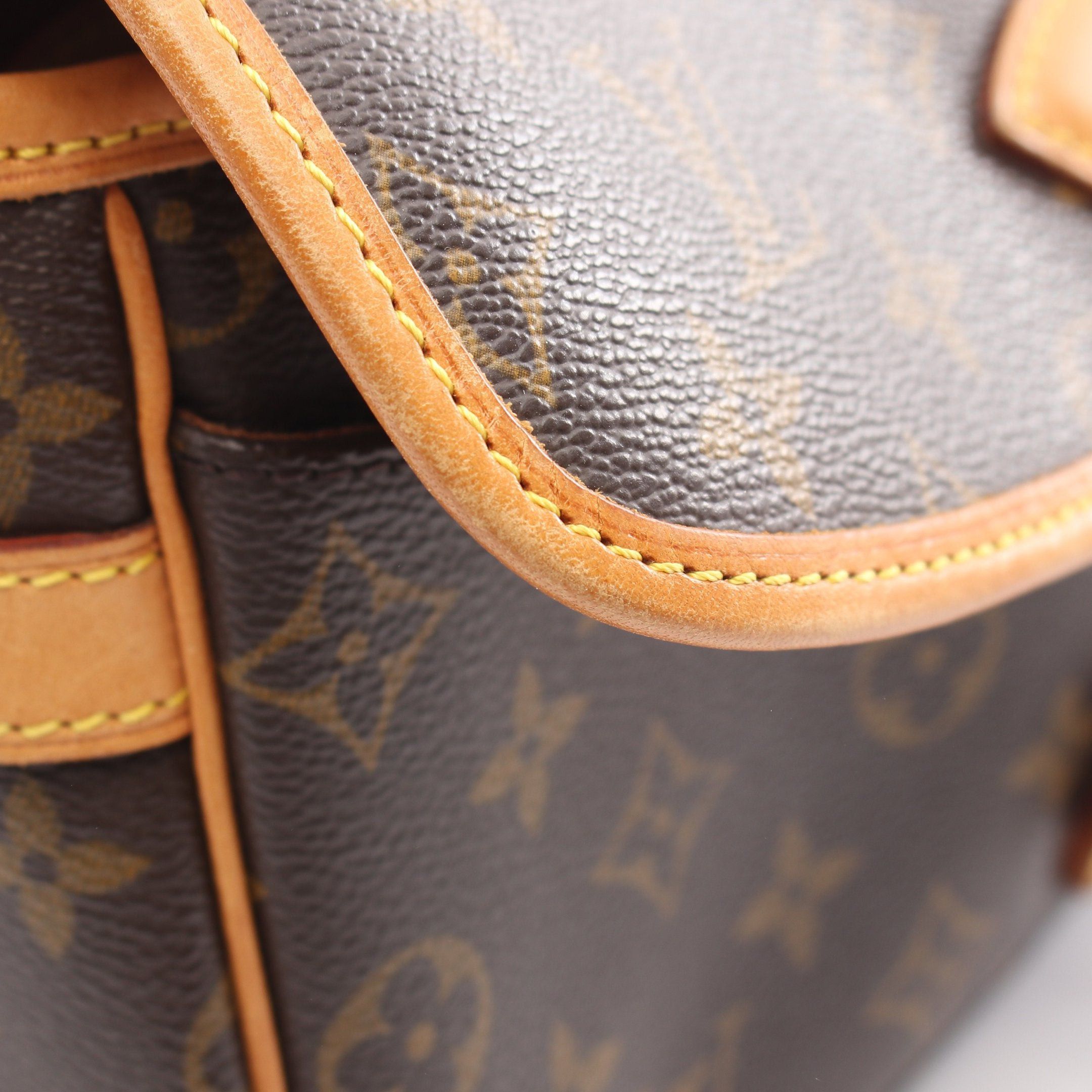 Louis Vuitton Louis Vuitton Sologne Monogram Shoulder Bag Leather Brown Size ONE SIZE - 7 Thumbnail