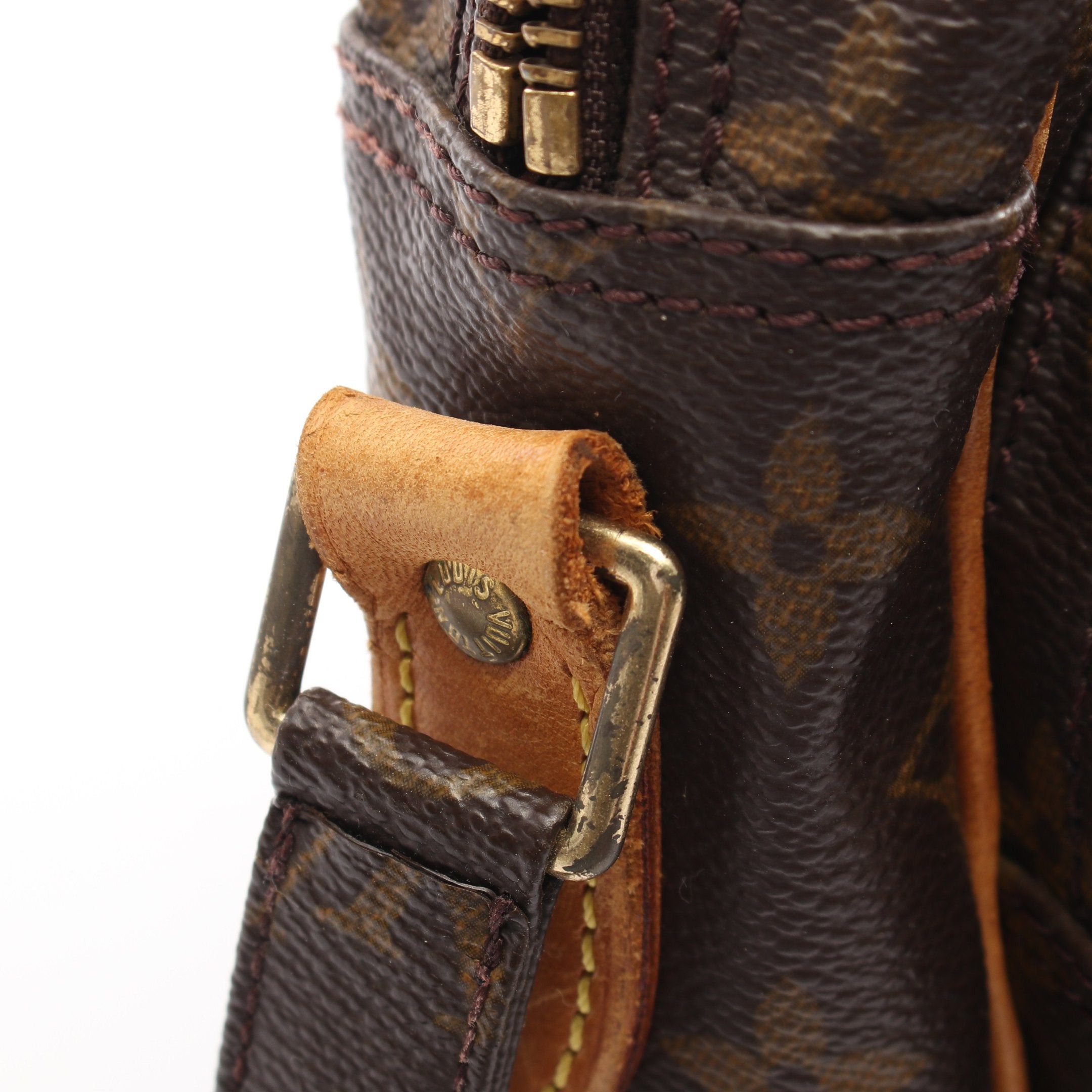 Louis Vuitton Louis Vuitton Nil Monogram Shoulder Bag Leather Brown Size ONE SIZE - 10 Thumbnail
