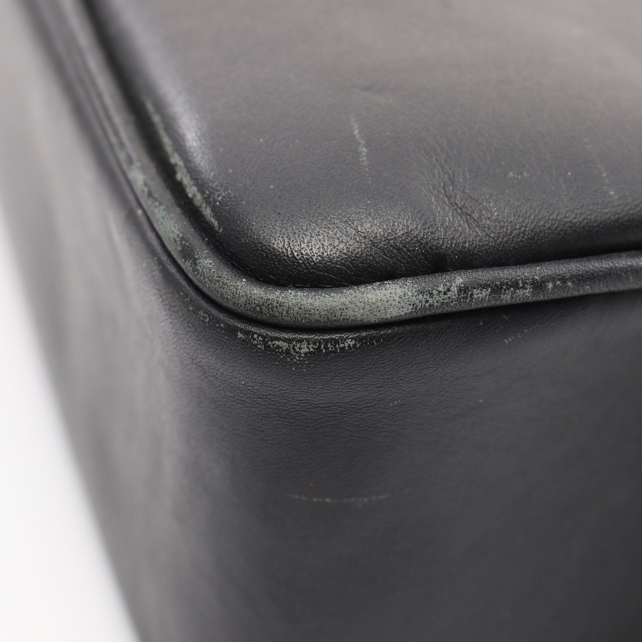 Celine Celine Shoulder Bag Logo Metal Fittings Leather Black Size ONE SIZE - 12 Thumbnail