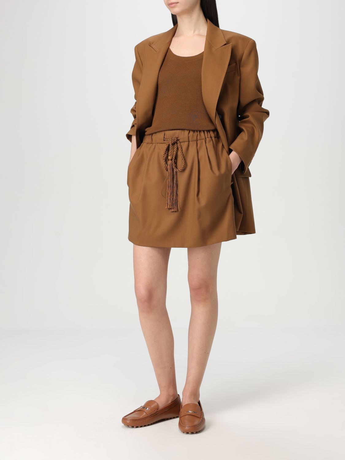 Max Mara Max Mara Skirt Woman Leather Size 27" / US 4 / IT 40 - 2 Thumbnail