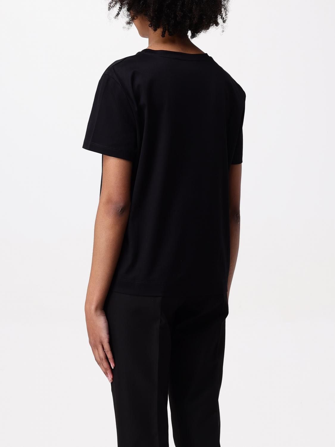 Max Mara Max Mara T-Shirt Woman Black Size XS / US 0-2 / IT 36-38 - 2 Thumbnail