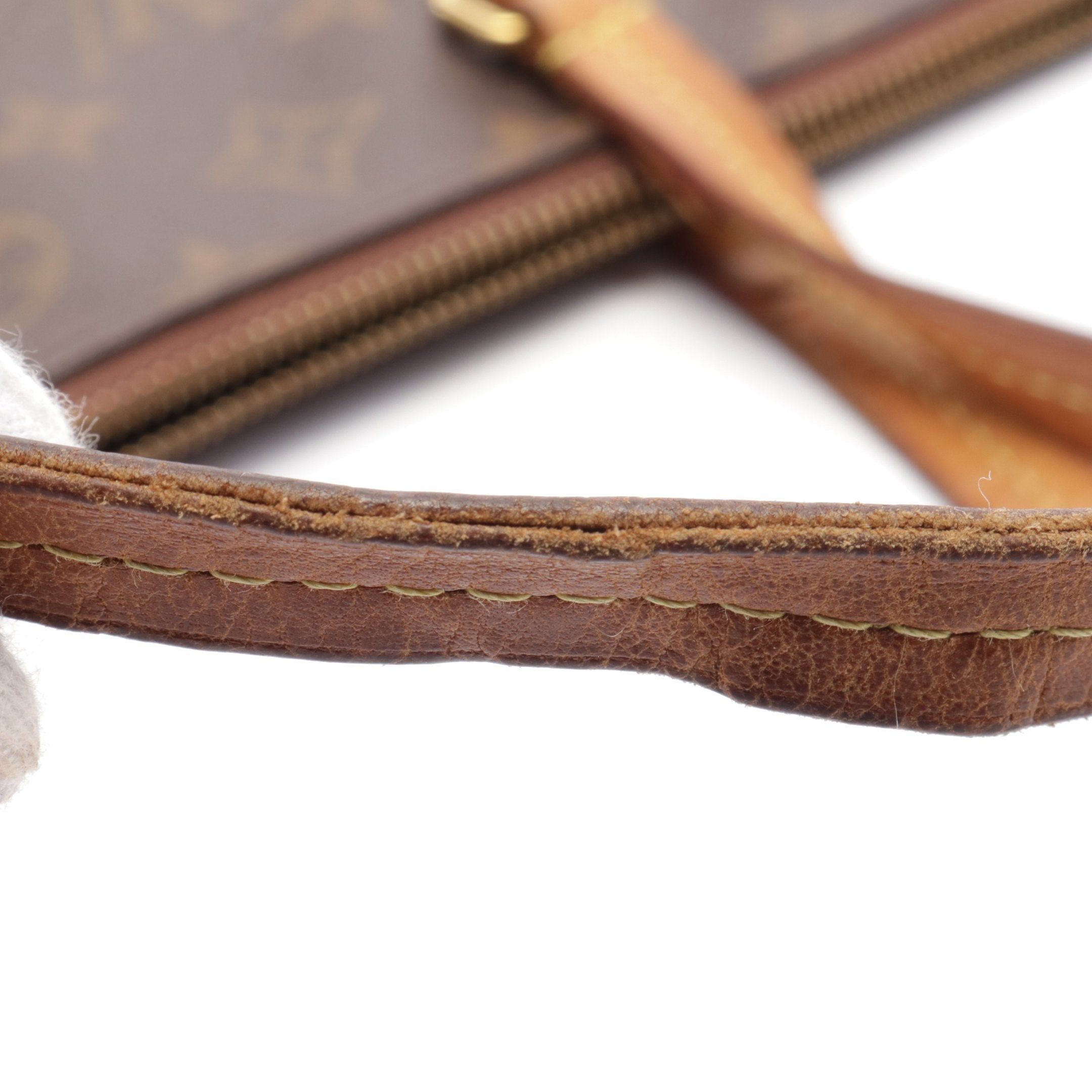 Louis Vuitton Louis Vuitton Iena Mm Monogram Shoulder Bag Leather Brown Size ONE SIZE - 8 Thumbnail