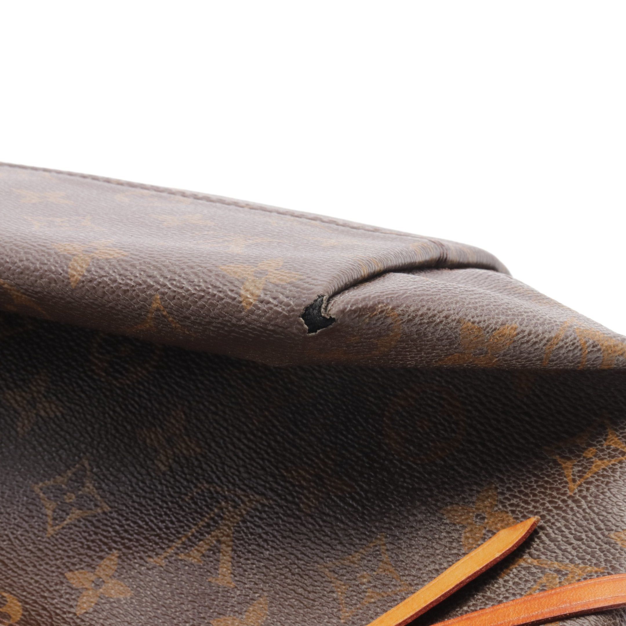 Louis Vuitton Louis Vuitton Iena Mm Monogram Shoulder Bag Leather Brown Size ONE SIZE - 11 Thumbnail