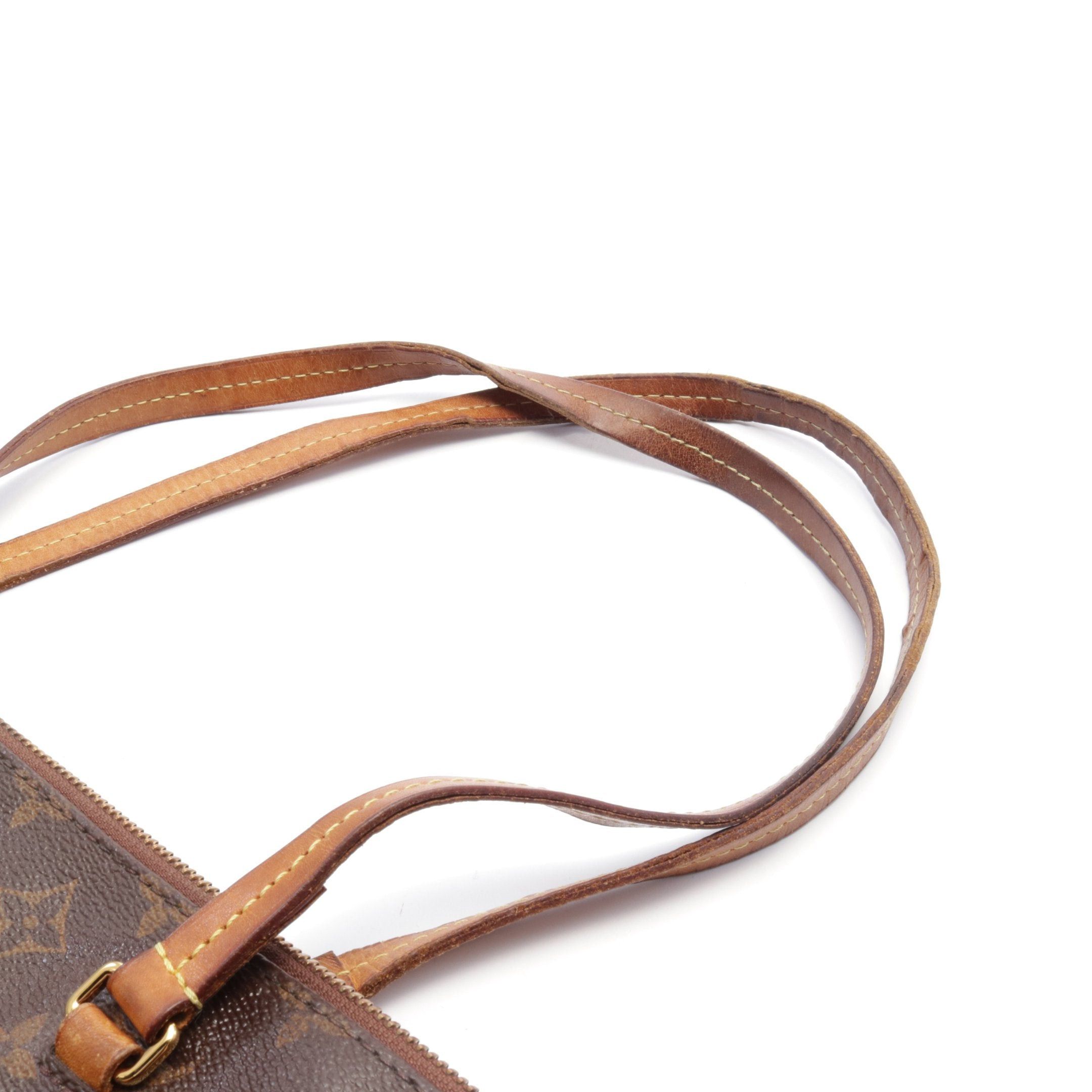 Louis Vuitton Louis Vuitton Iena Mm Monogram Shoulder Bag Leather Brown Size ONE SIZE - 6 Thumbnail