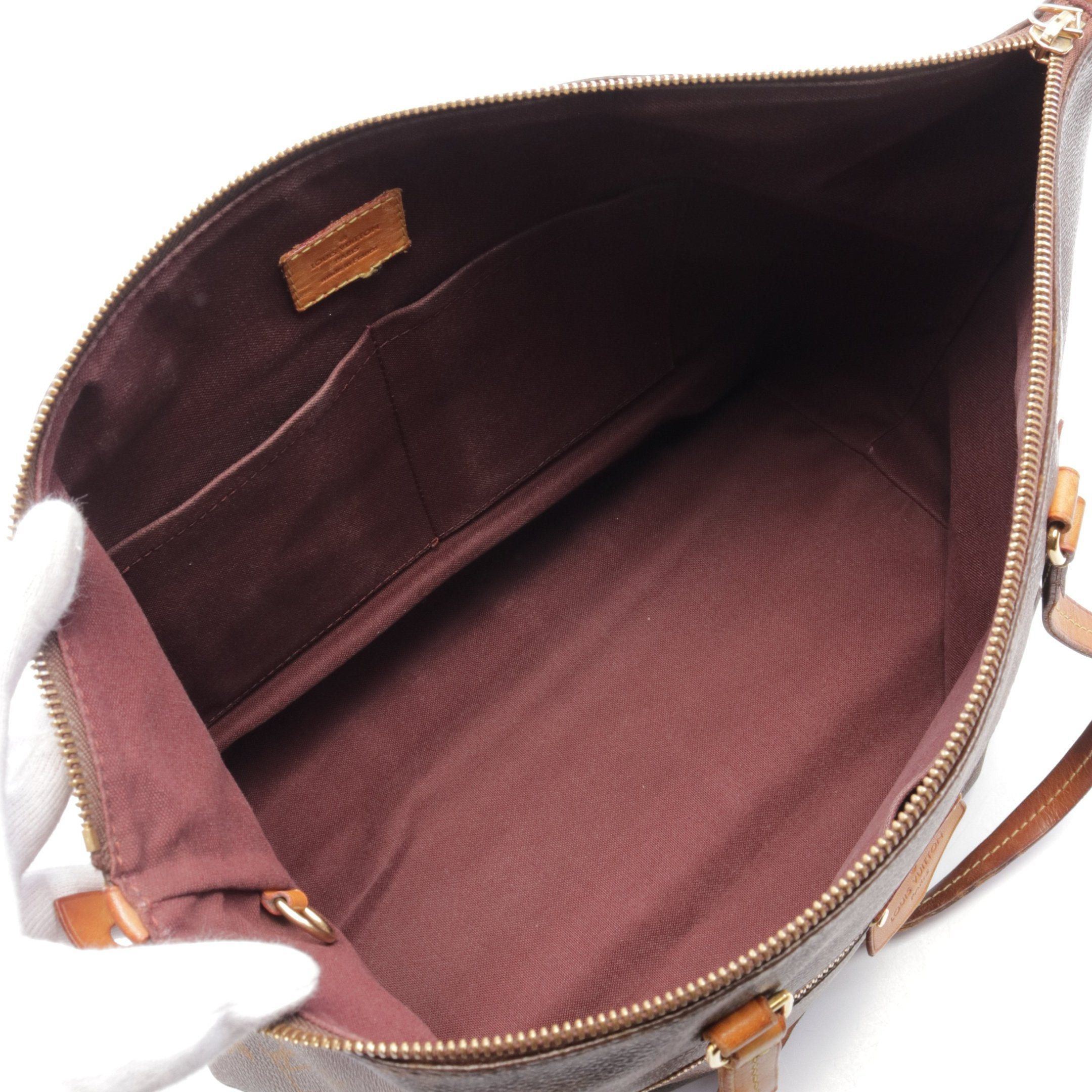 Louis Vuitton Louis Vuitton Iena Mm Monogram Shoulder Bag Leather Brown Size ONE SIZE - 3 Thumbnail