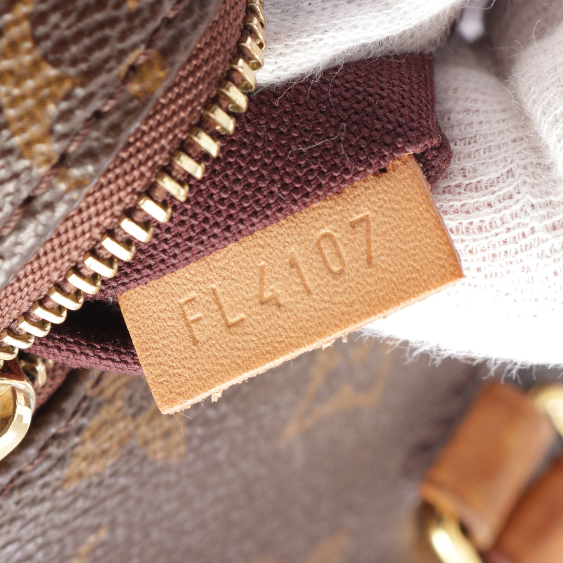 Louis Vuitton Louis Vuitton Iena Mm Monogram Shoulder Bag Leather Brown Size ONE SIZE - 5 Thumbnail