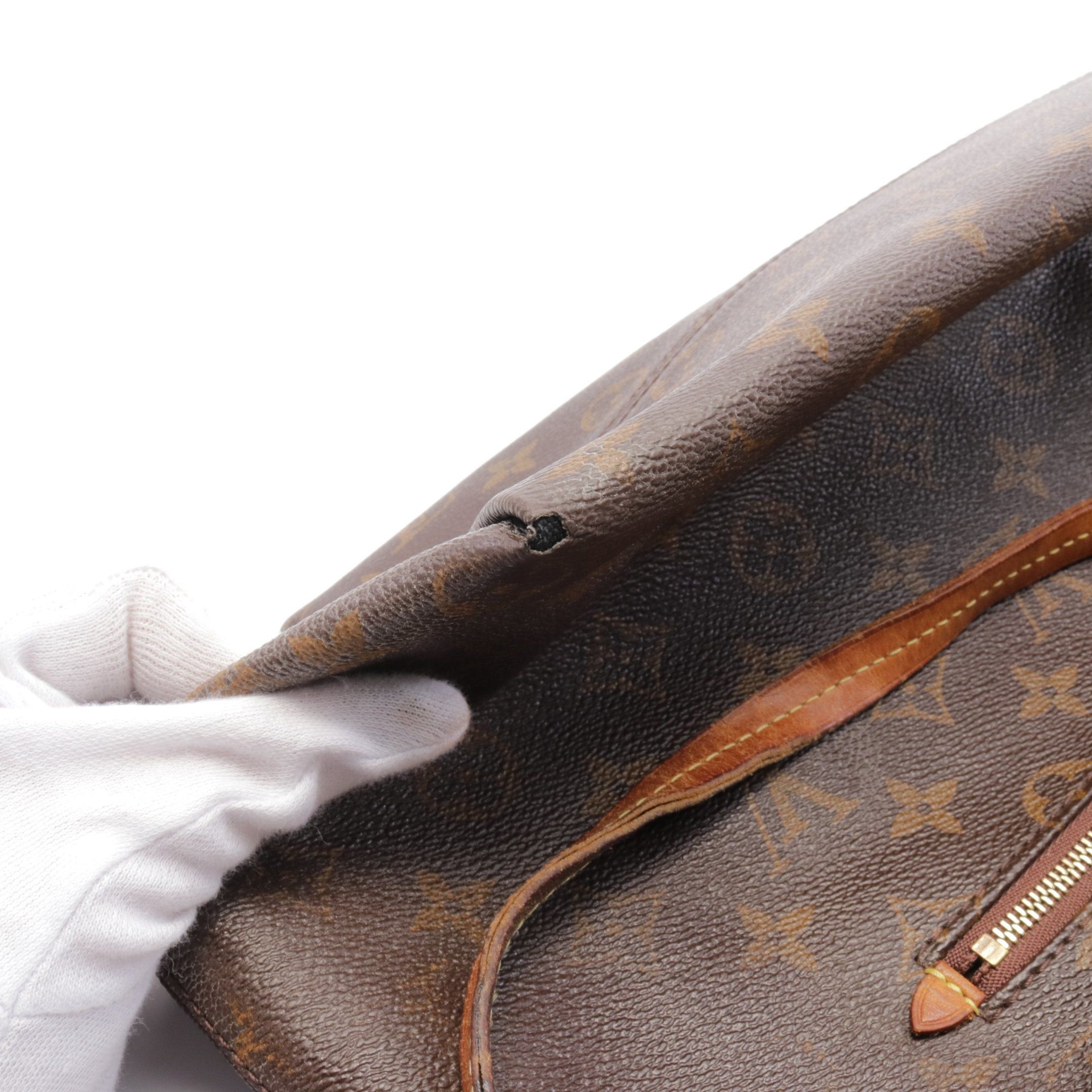 Louis Vuitton Louis Vuitton Iena Mm Monogram Shoulder Bag Leather Brown Size ONE SIZE - 10 Thumbnail