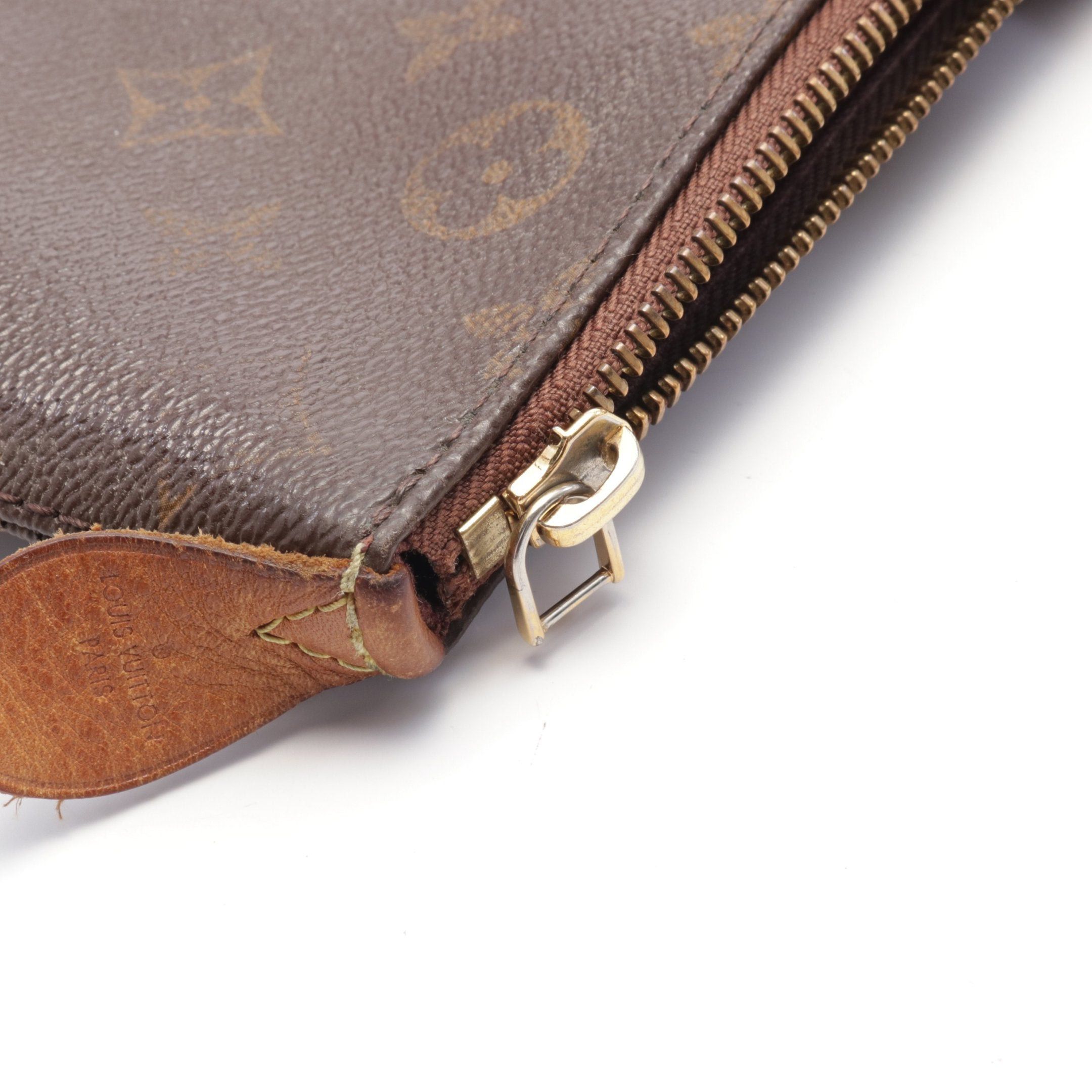 Louis Vuitton Louis Vuitton Iena Mm Monogram Shoulder Bag Leather Brown Size ONE SIZE - 7 Thumbnail