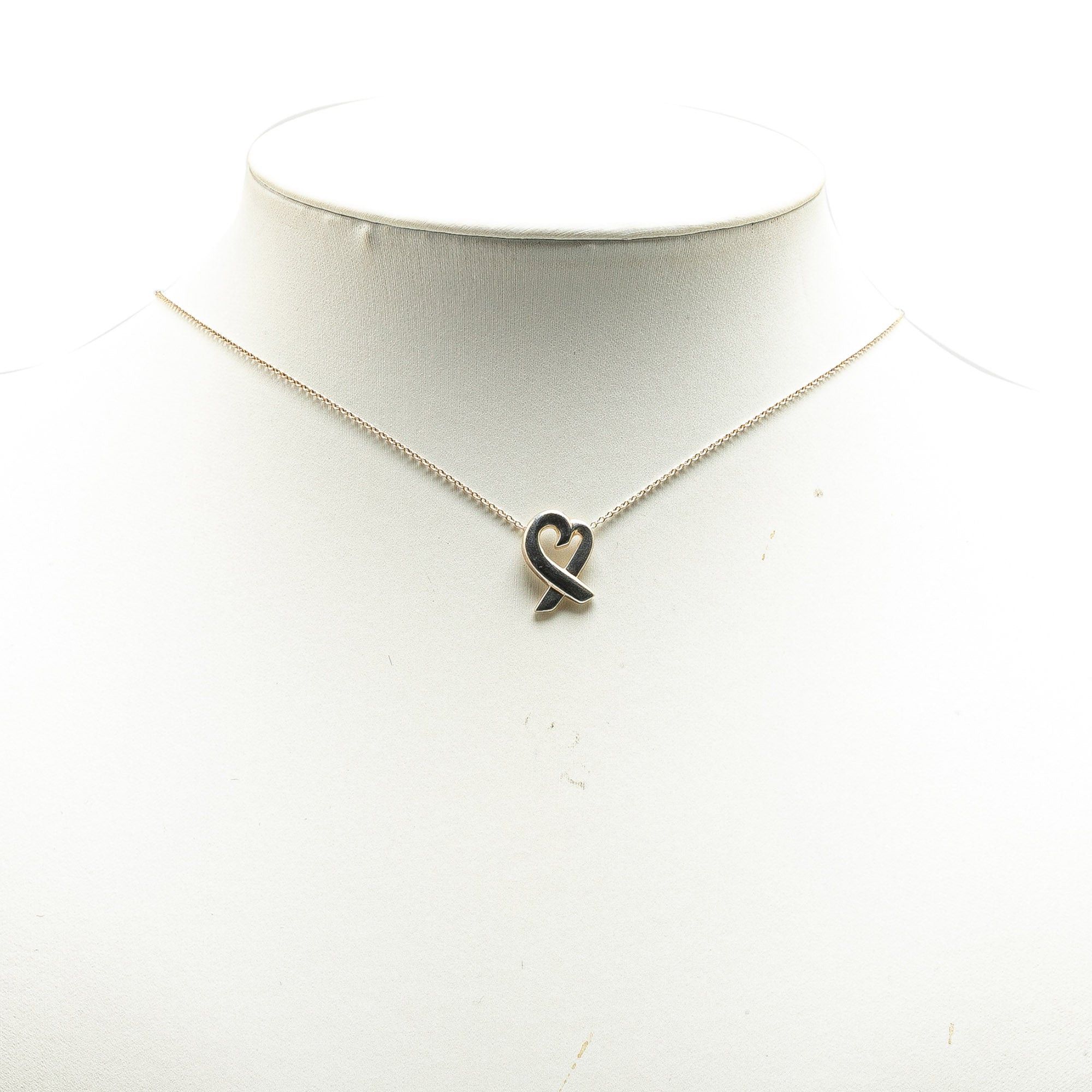 Tiffany & Co. Tiffany Paloma Picasso Sterling Silver Loving Heart Pendant Necklace Silver Size ONE SIZE - 6 Thumbnail