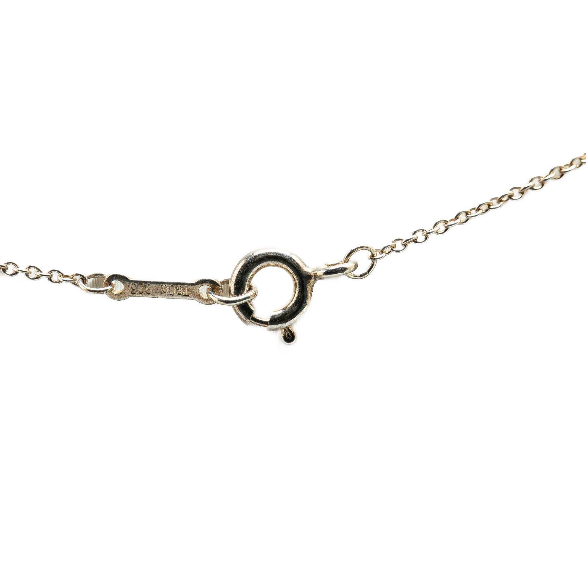 Tiffany & Co. Tiffany Paloma Picasso Sterling Silver Loving Heart Pendant Necklace Silver Size ONE SIZE - 4 Thumbnail