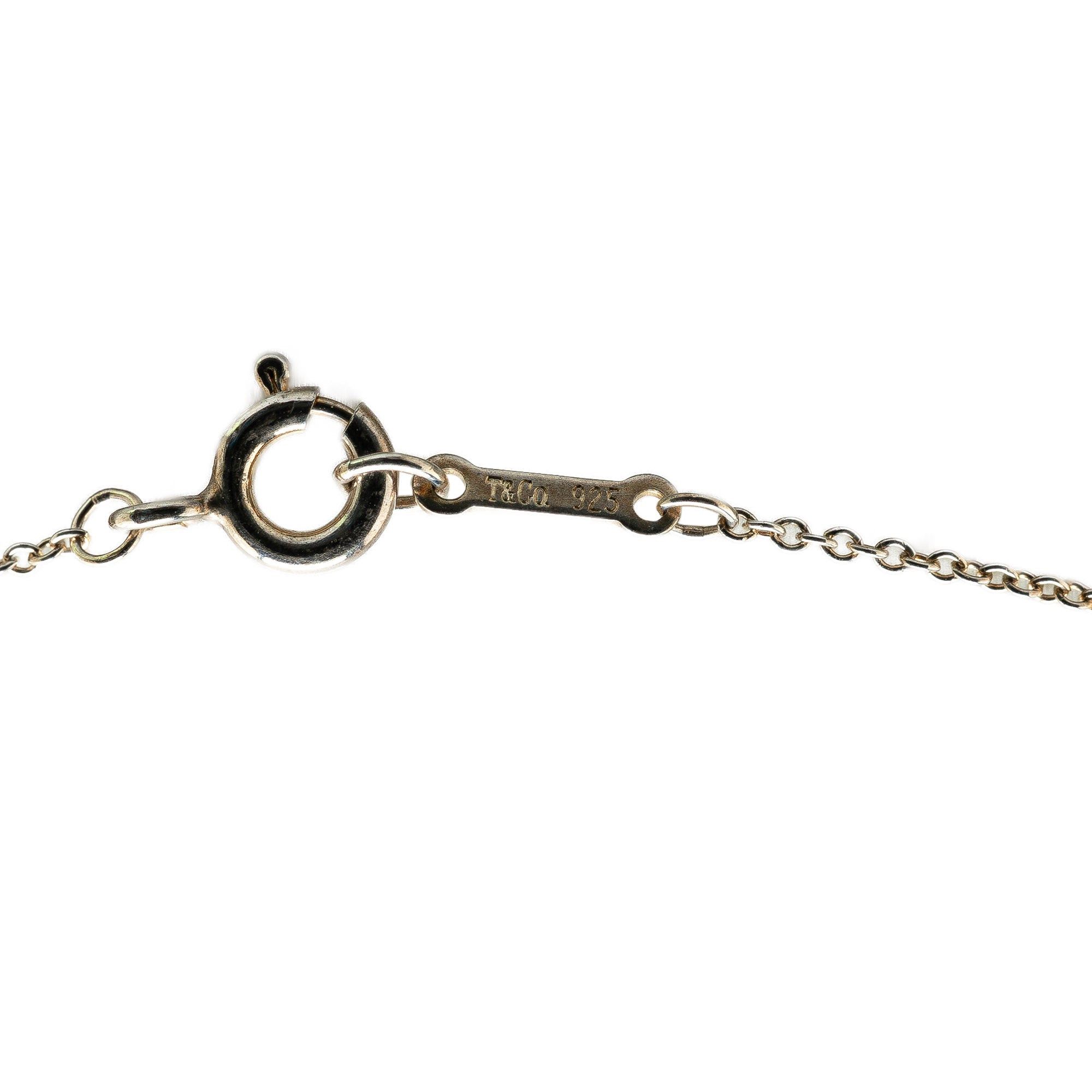 Tiffany & Co. Tiffany Paloma Picasso Sterling Silver Loving Heart Pendant Necklace Silver Size ONE SIZE - 3 Thumbnail