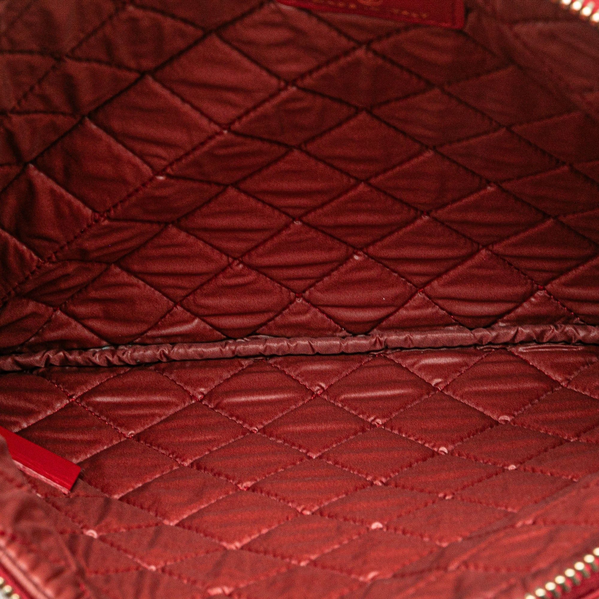 Chanel Chanel Medium Quilted Caviar Boy O Case Clutch Red Size ONE SIZE - 5 Thumbnail