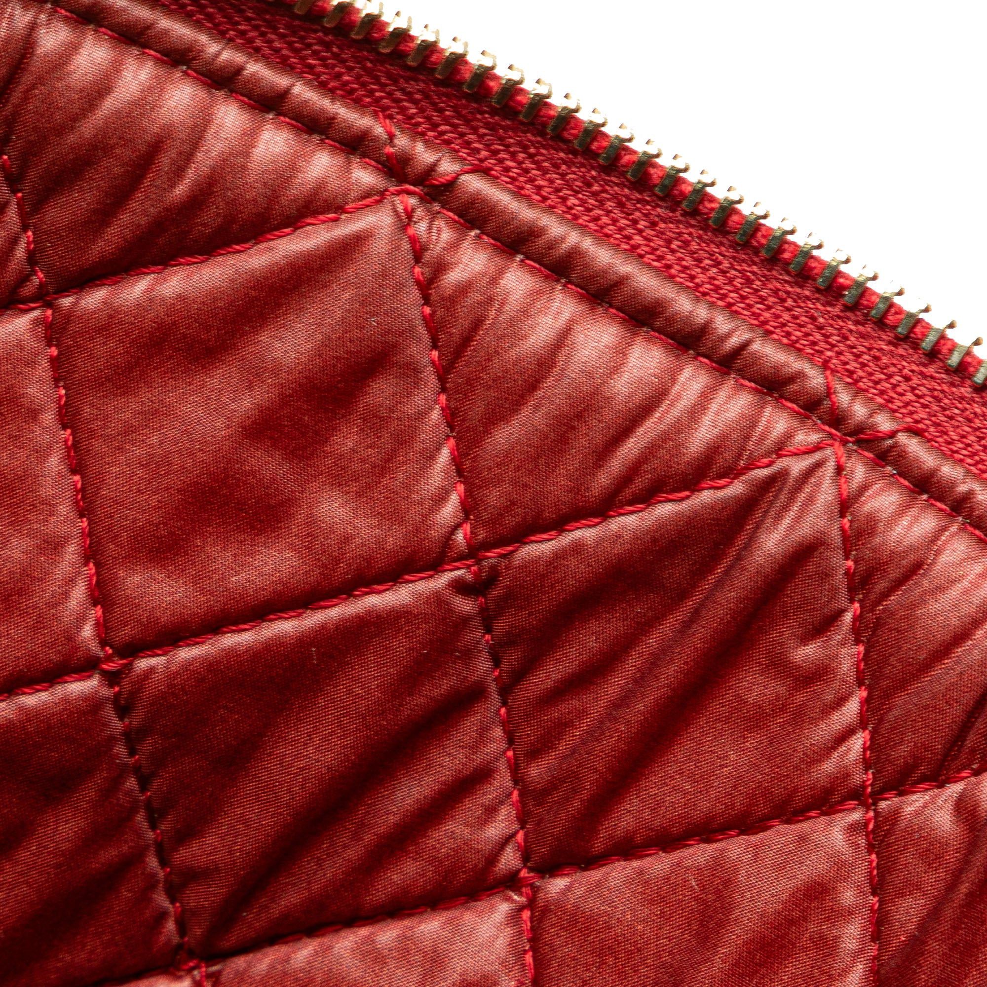 Chanel Chanel Medium Quilted Caviar Boy O Case Clutch Red Size ONE SIZE - 9 Thumbnail