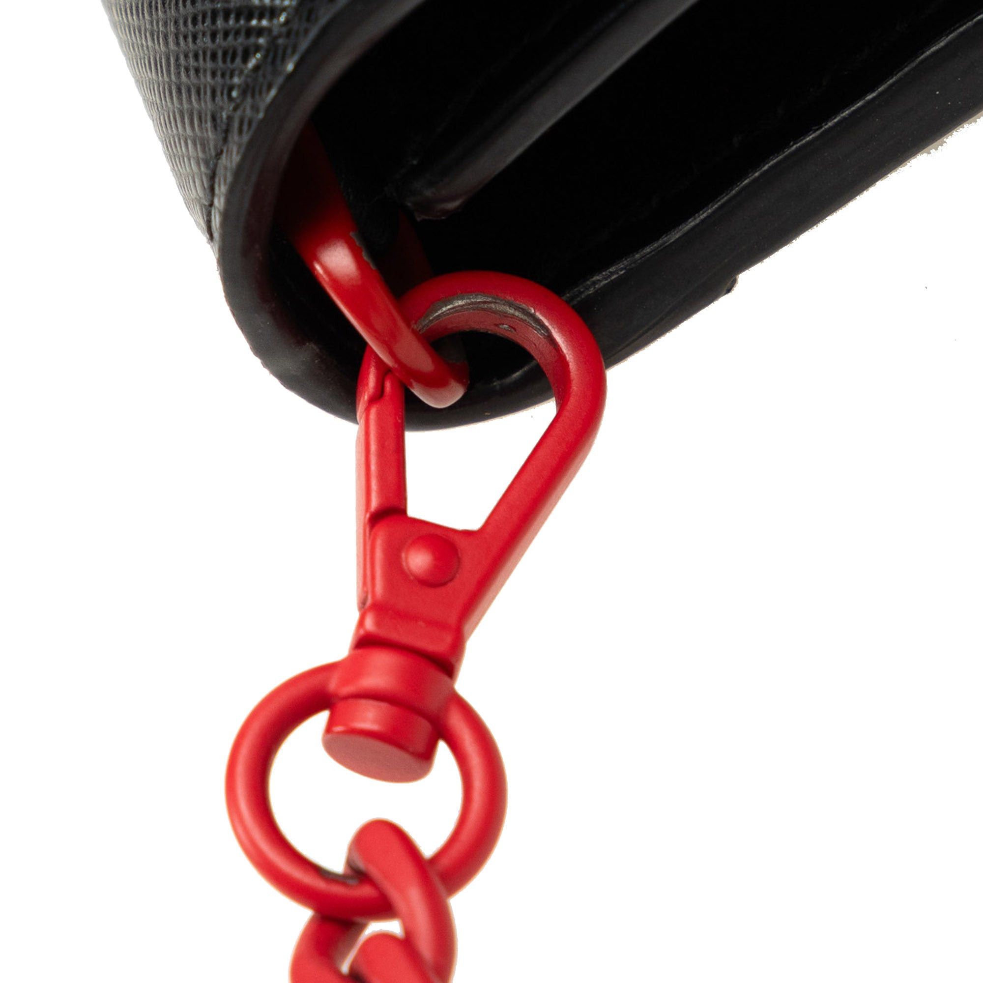 Prada Prada Saffiano City Calf Cahier Heart and Flower Wallet on Chain Black Size ONE SIZE - 14 Thumbnail