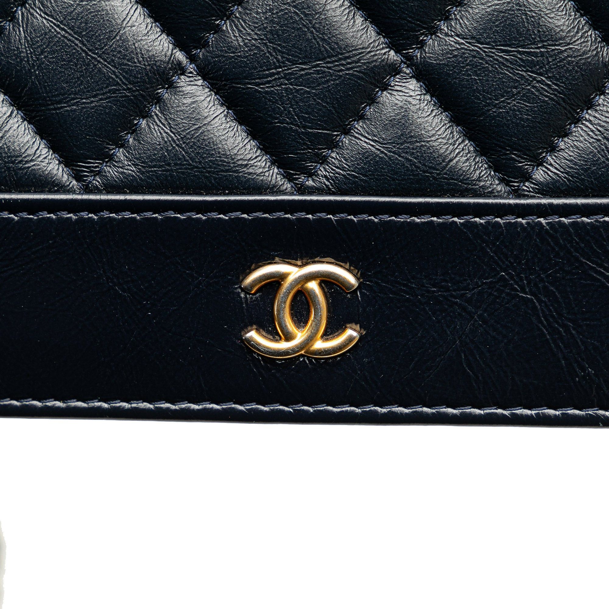Chanel Chanel Quilted Aged Calfskin Gabrielle Wallet On Chain Black Size ONE SIZE - 8 Thumbnail