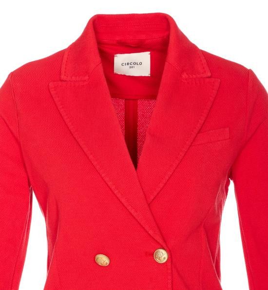 Circolo 1901 CIRCOLO 1901 Women Jackets FD3422 1083T Red Size S / US 4 / IT 40 - 4 Thumbnail