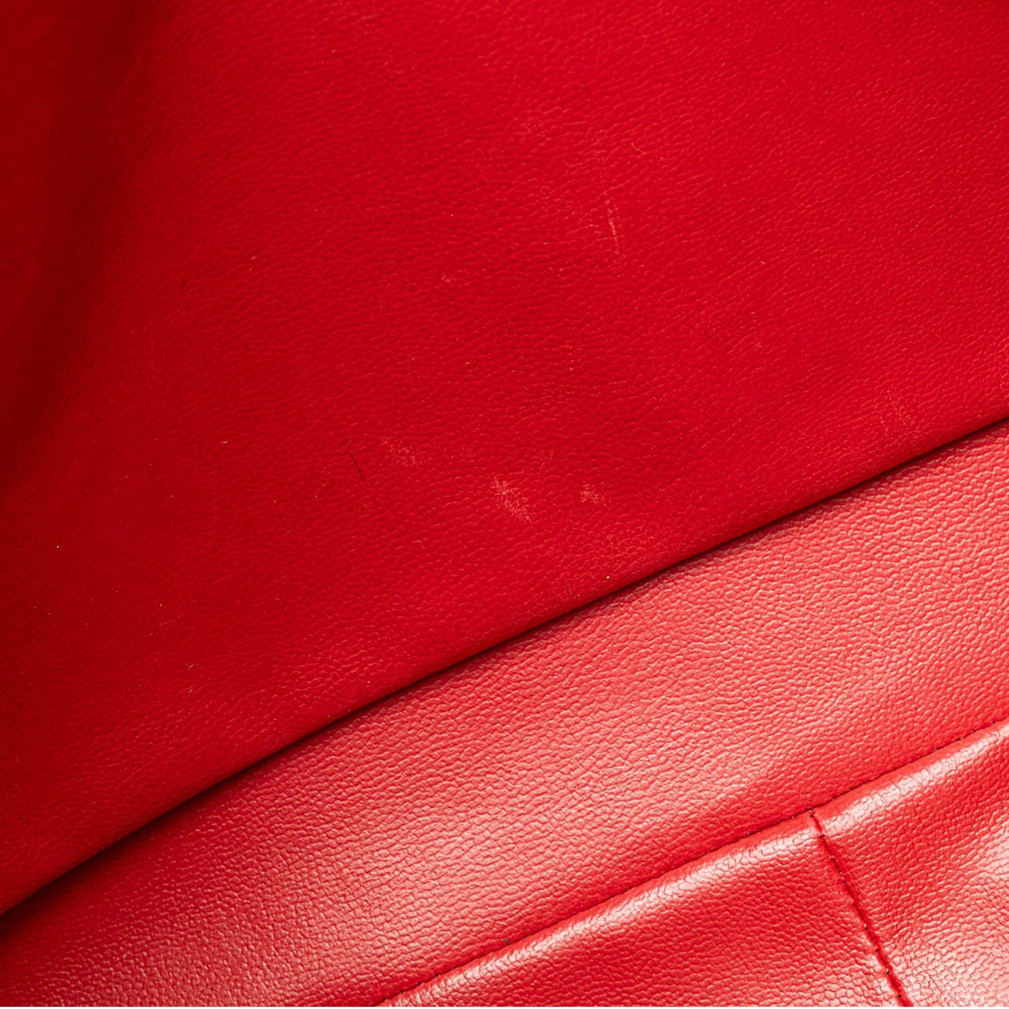 Chanel Chanel CC Lambskin Chain Tote Red Size ONE SIZE - 10 Thumbnail