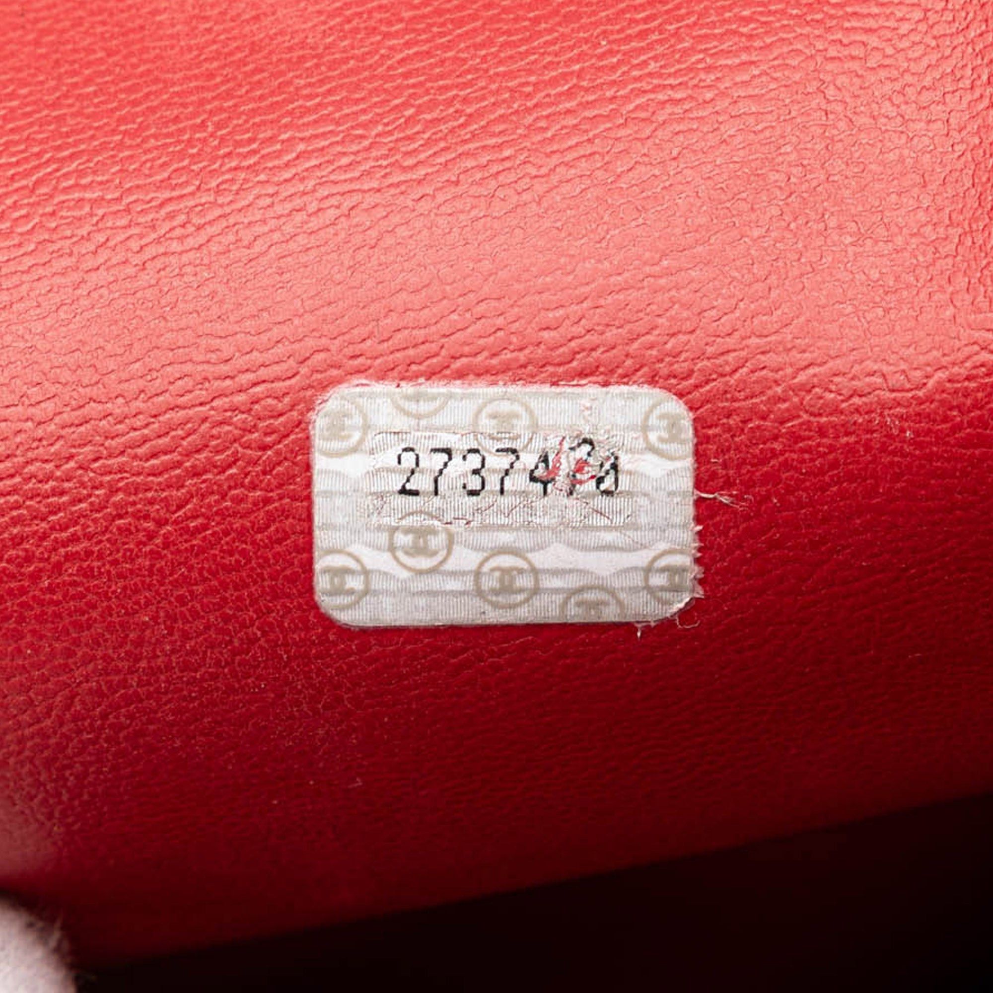 Chanel Chanel CC Lambskin Chain Tote Red Size ONE SIZE - 6 Thumbnail