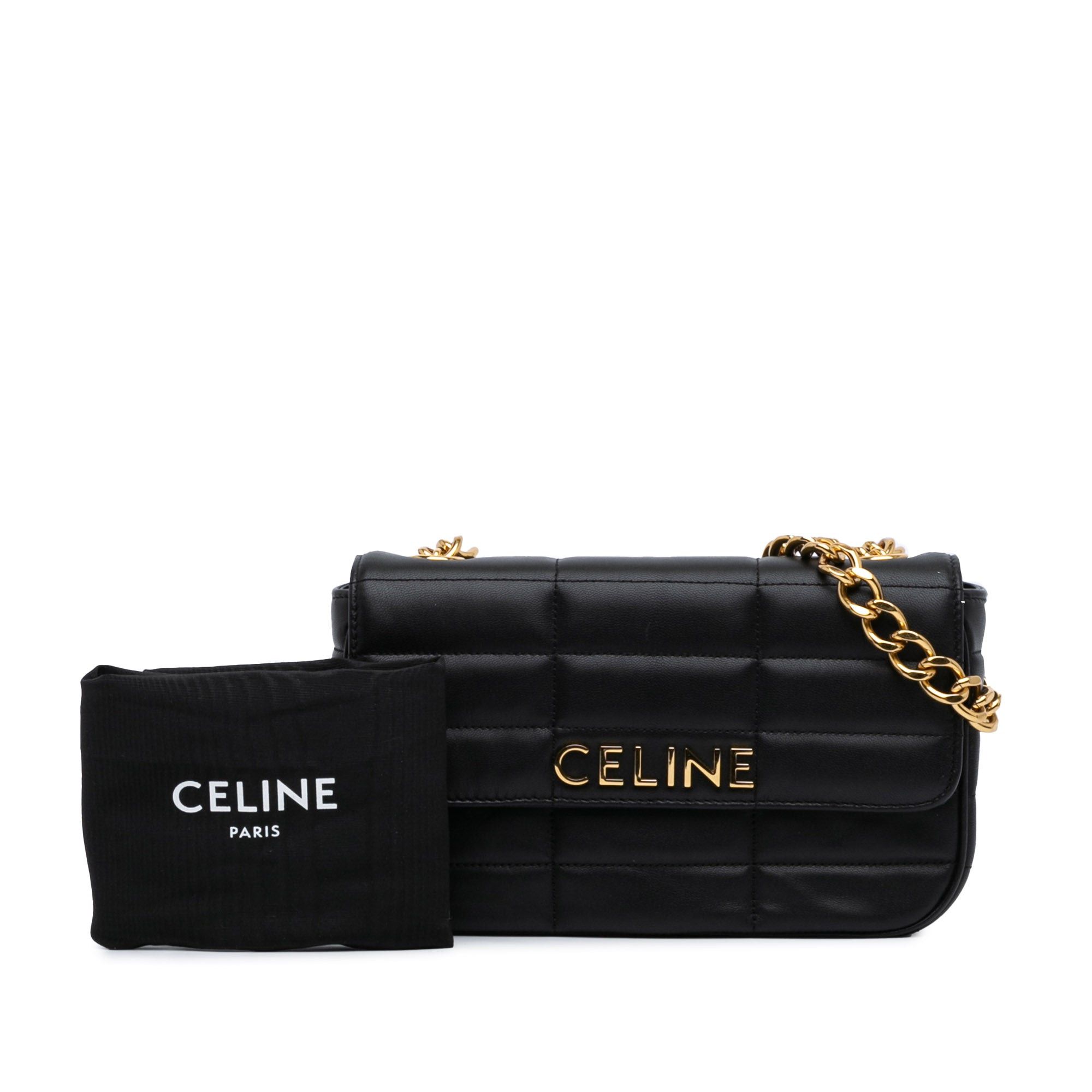 Celine Celine Monochrome Shoulder Bag Black Size ONE SIZE - 9 Thumbnail