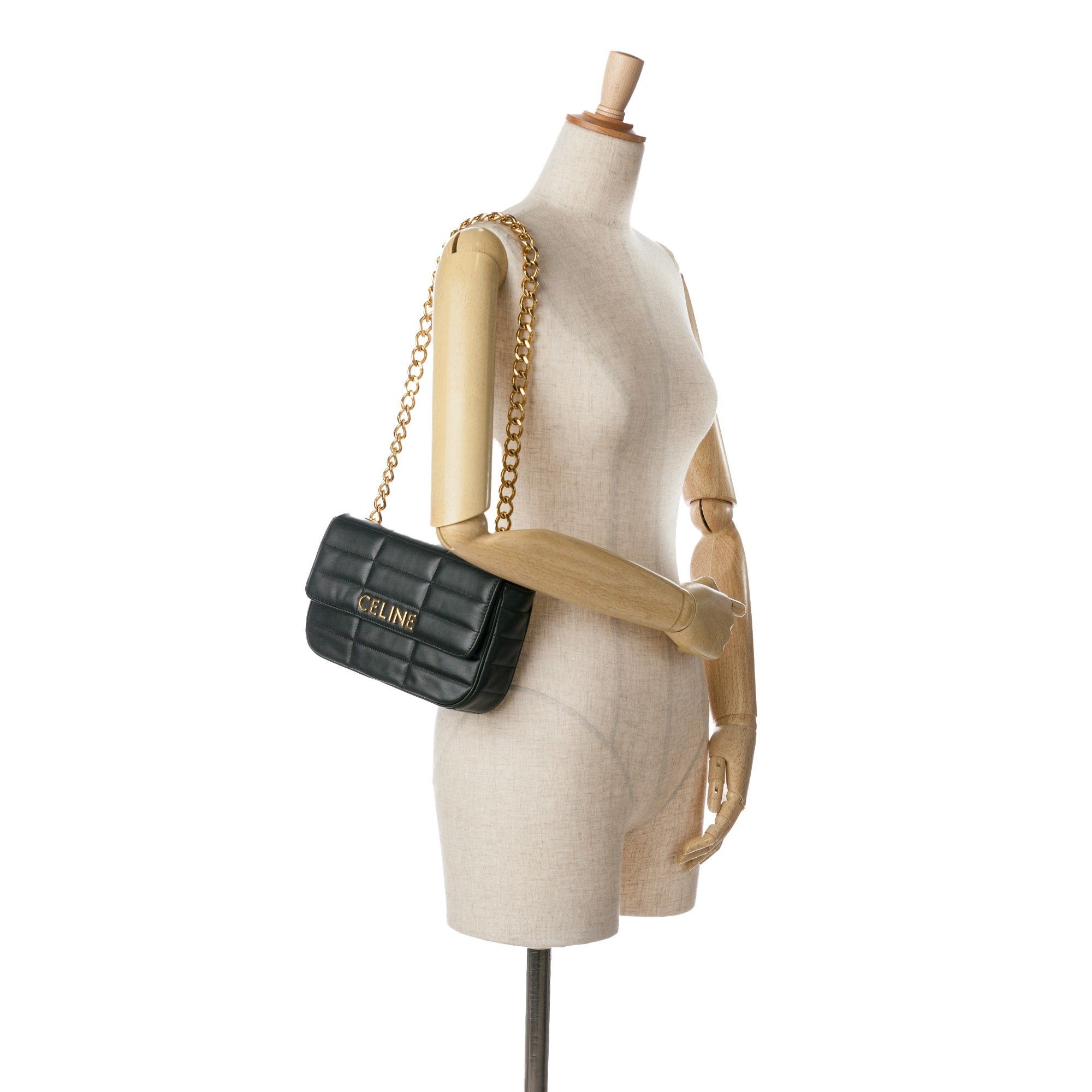 Celine Celine Monochrome Shoulder Bag Black Size ONE SIZE - 10 Thumbnail