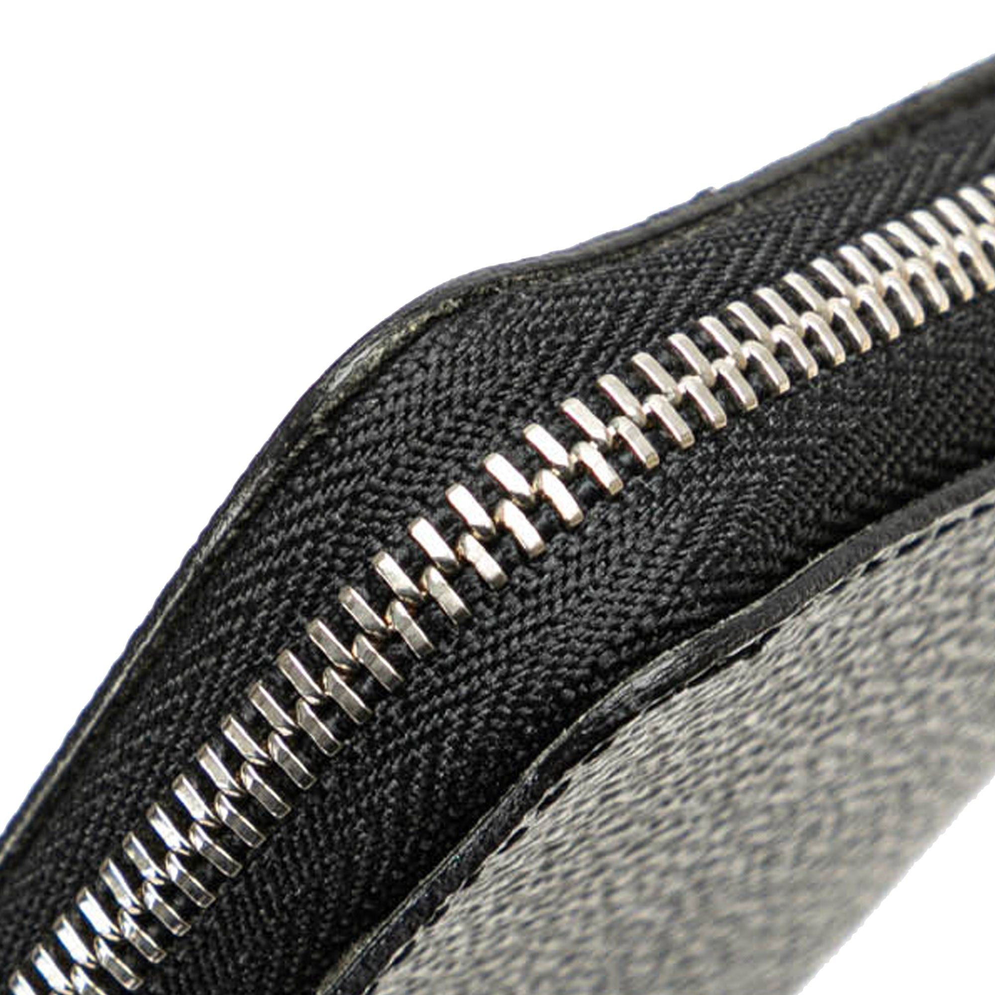 Louis Vuitton Louis Vuitton Damier Graphite Zippy Coin Pouch Black Size ONE SIZE - 8 Thumbnail