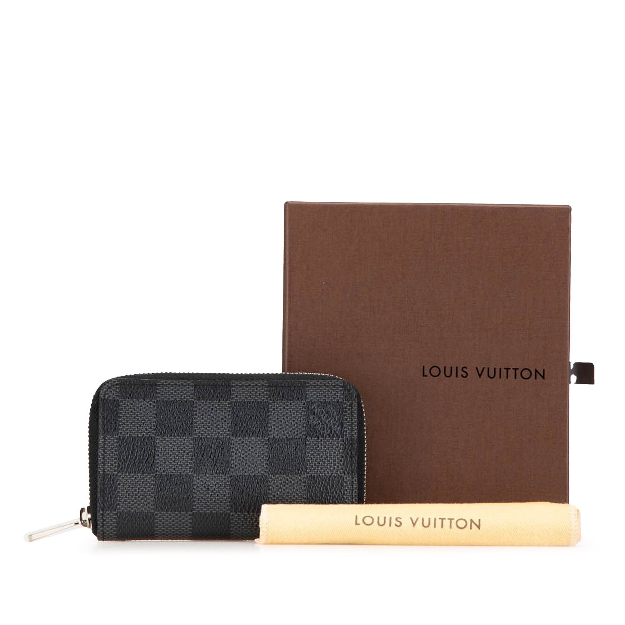 Louis Vuitton Louis Vuitton Damier Graphite Zippy Coin Pouch Black Size ONE SIZE - 12 Thumbnail