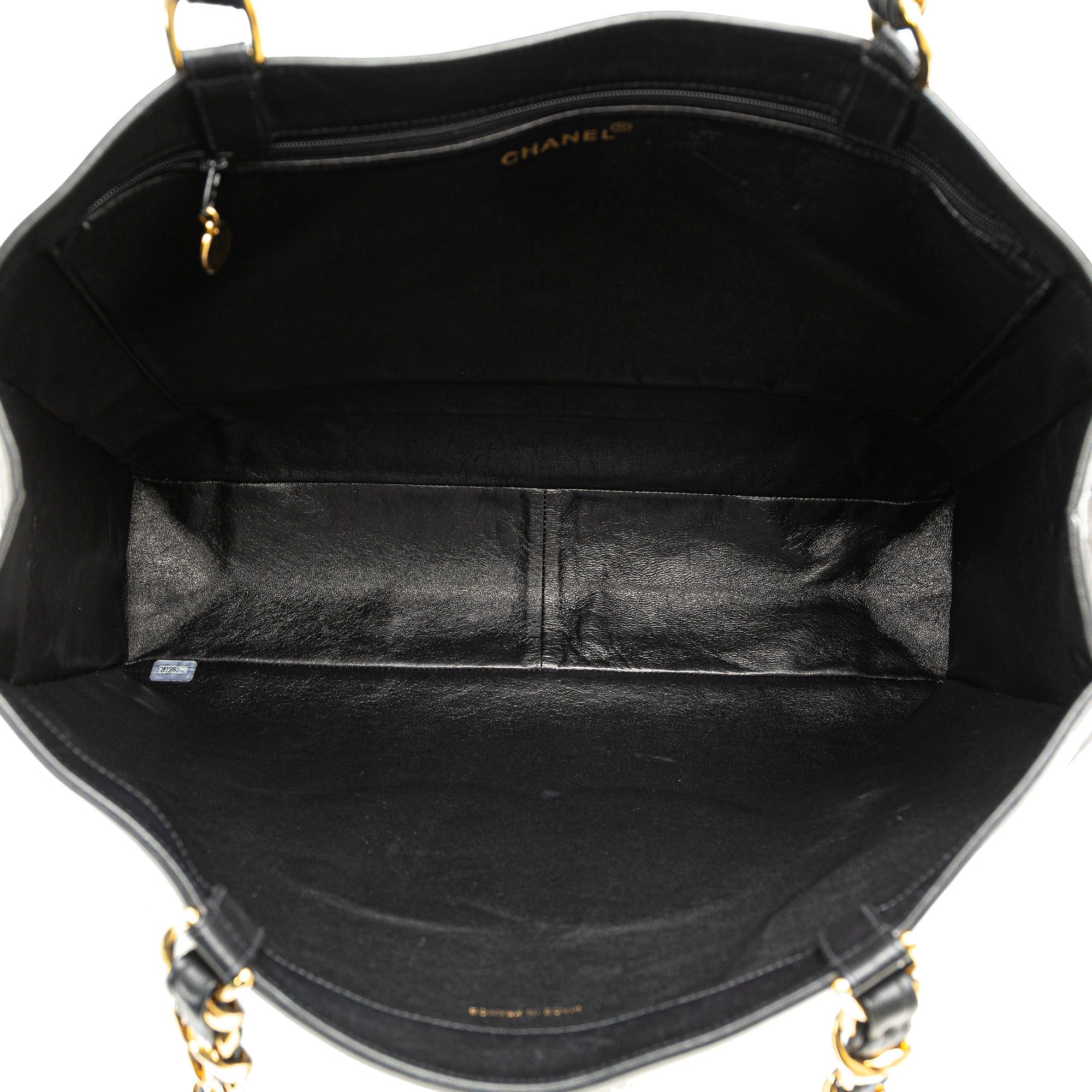 Chanel Chanel CC Lambskin XL Tote Black Size ONE SIZE - 4 Thumbnail
