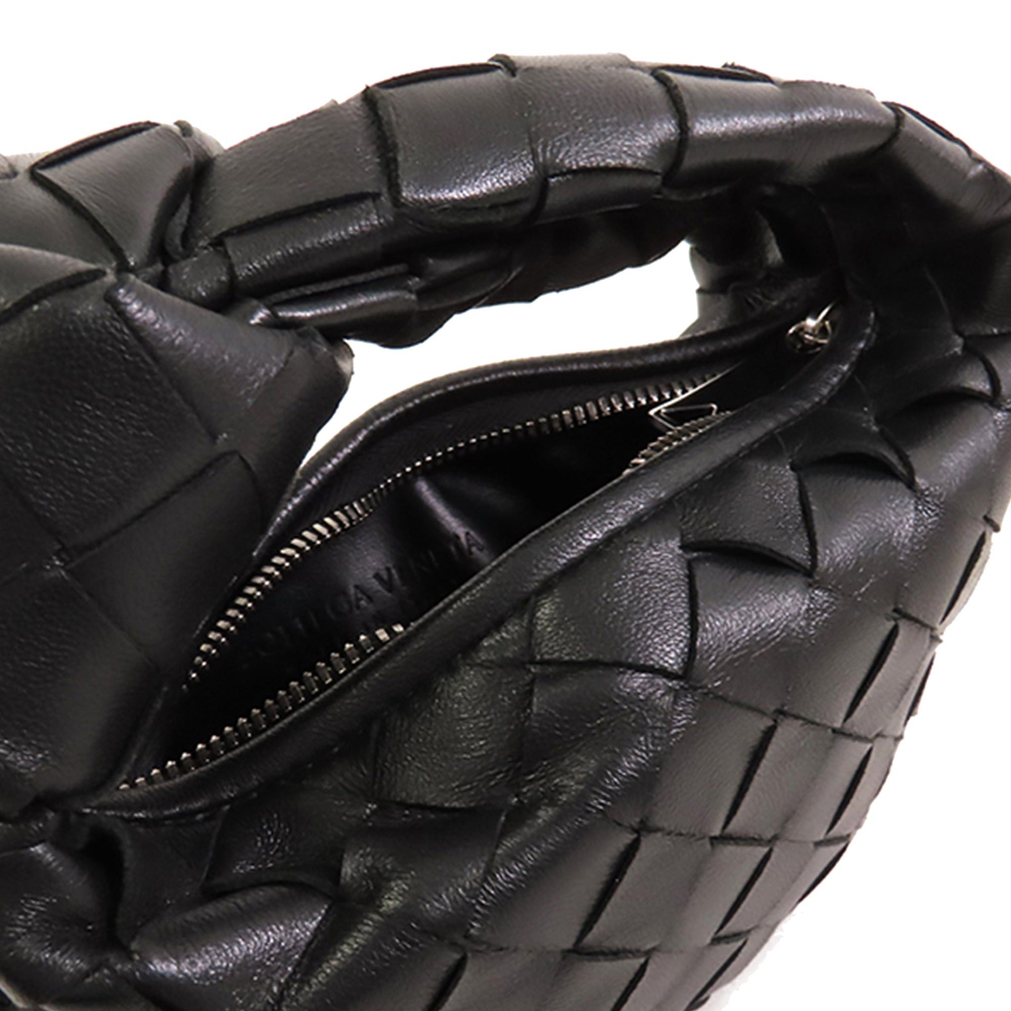 Bottega Veneta Bottega Veneta Candy Nappa Intrecciato Jodie Black Size ONE SIZE - 7 Thumbnail